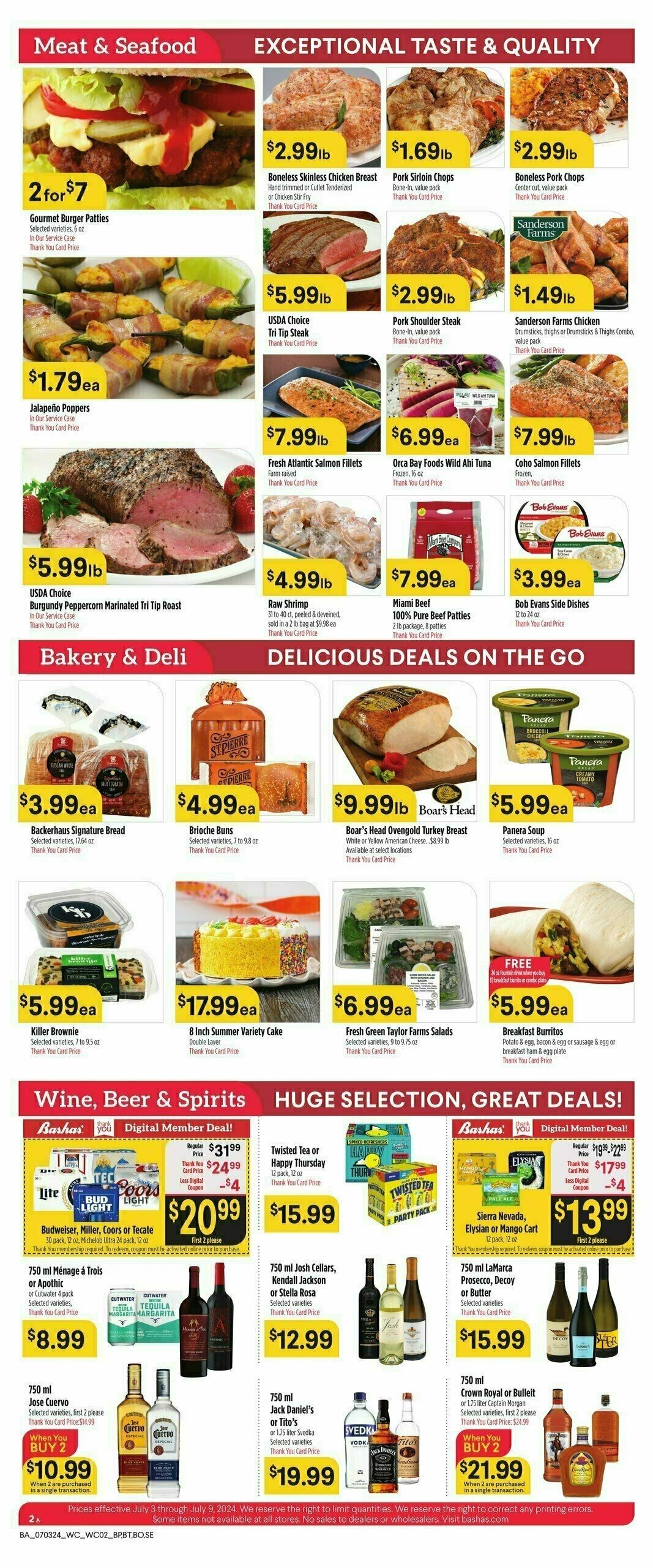 Bashas Weekly Ad from July 3