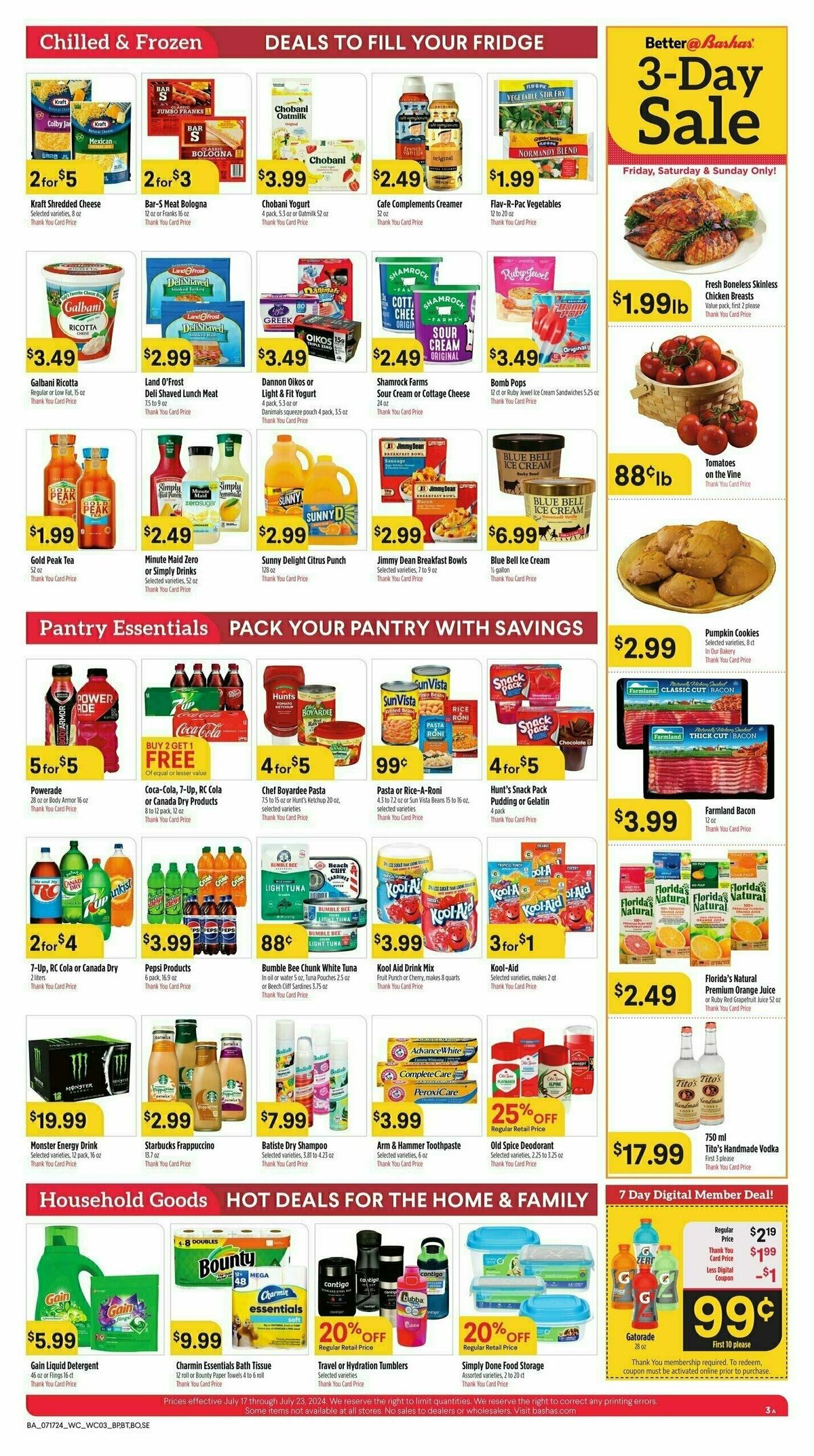 Bashas Weekly Ad from July 17