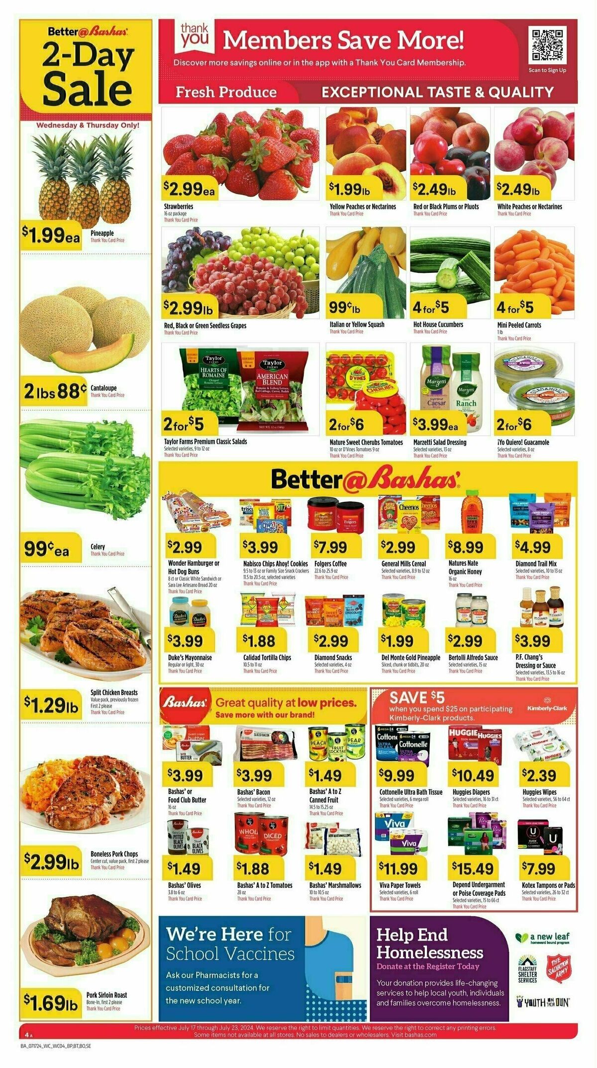 Bashas Weekly Ad from July 17