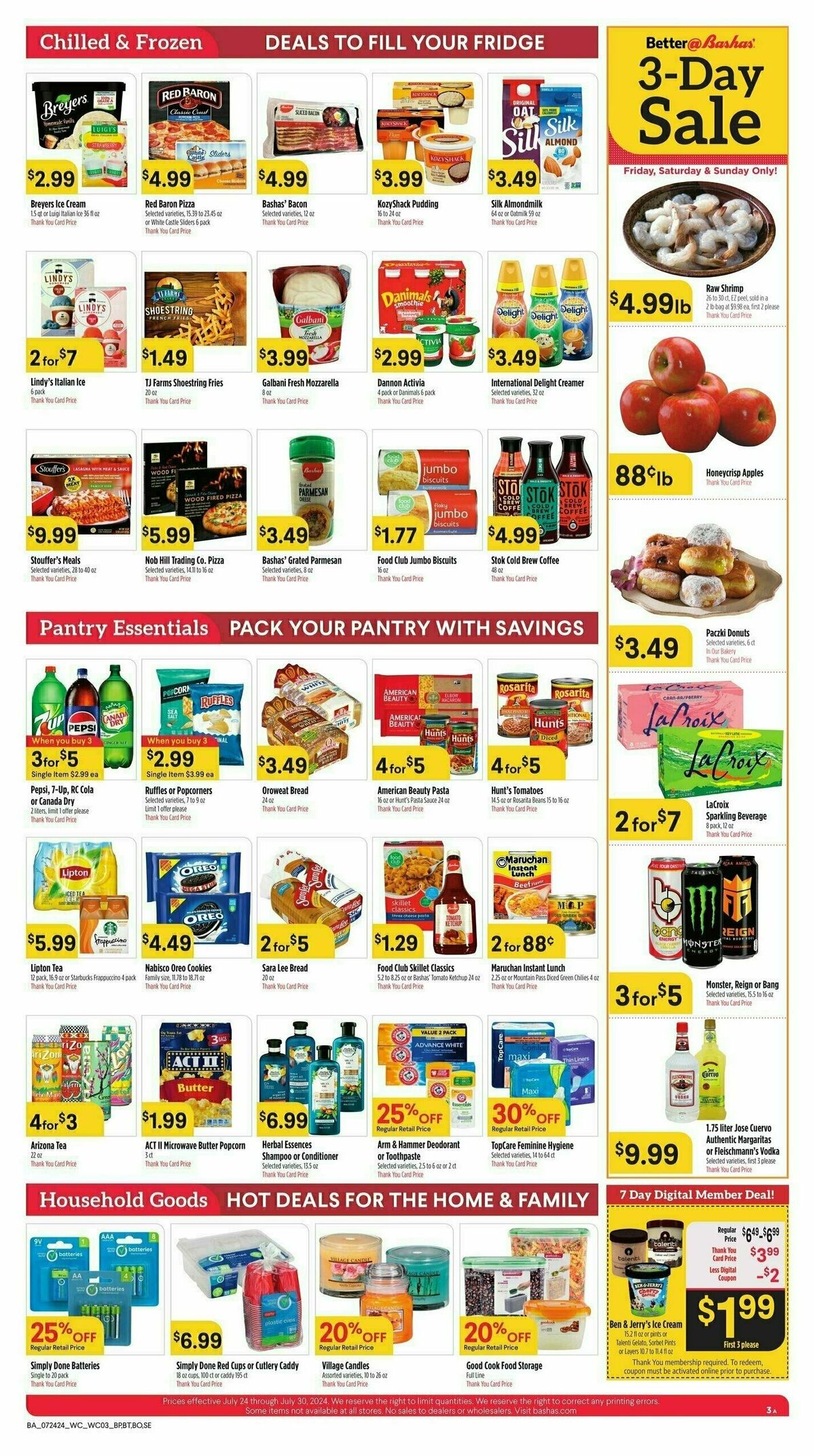 Bashas Weekly Ad from July 24