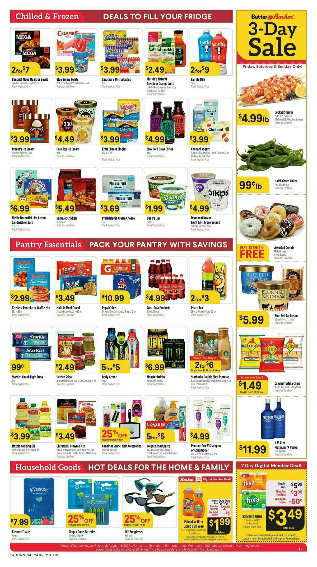 Bashas Weekly Ad from August 7