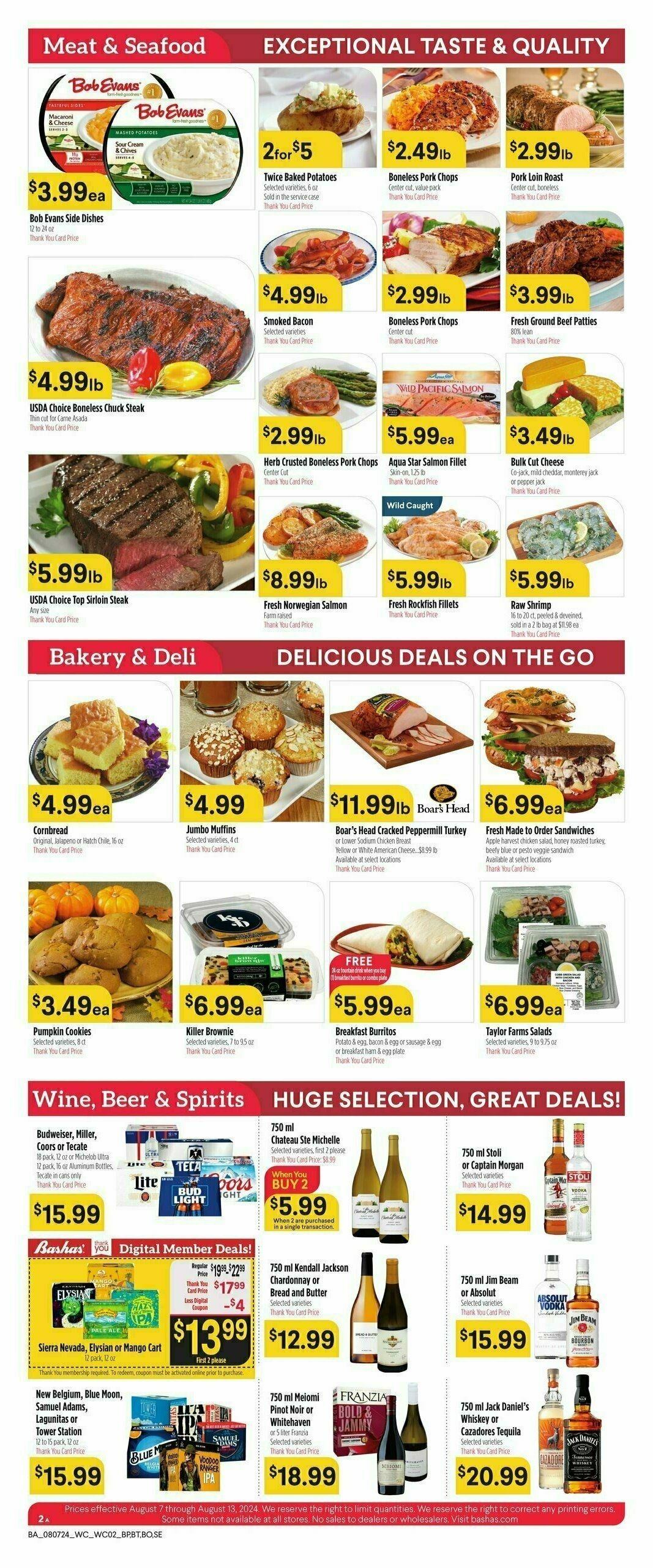 Bashas Weekly Ad from August 7