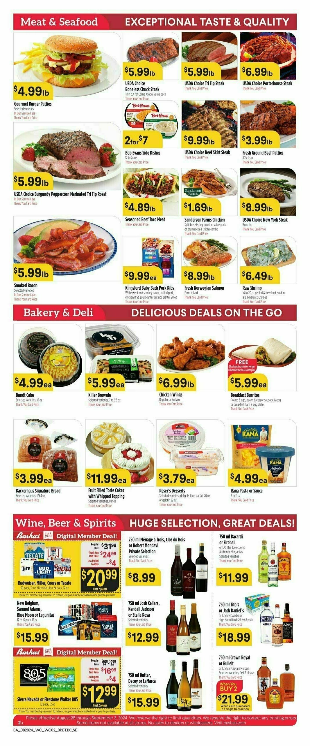 Bashas Weekly Ad from August 28