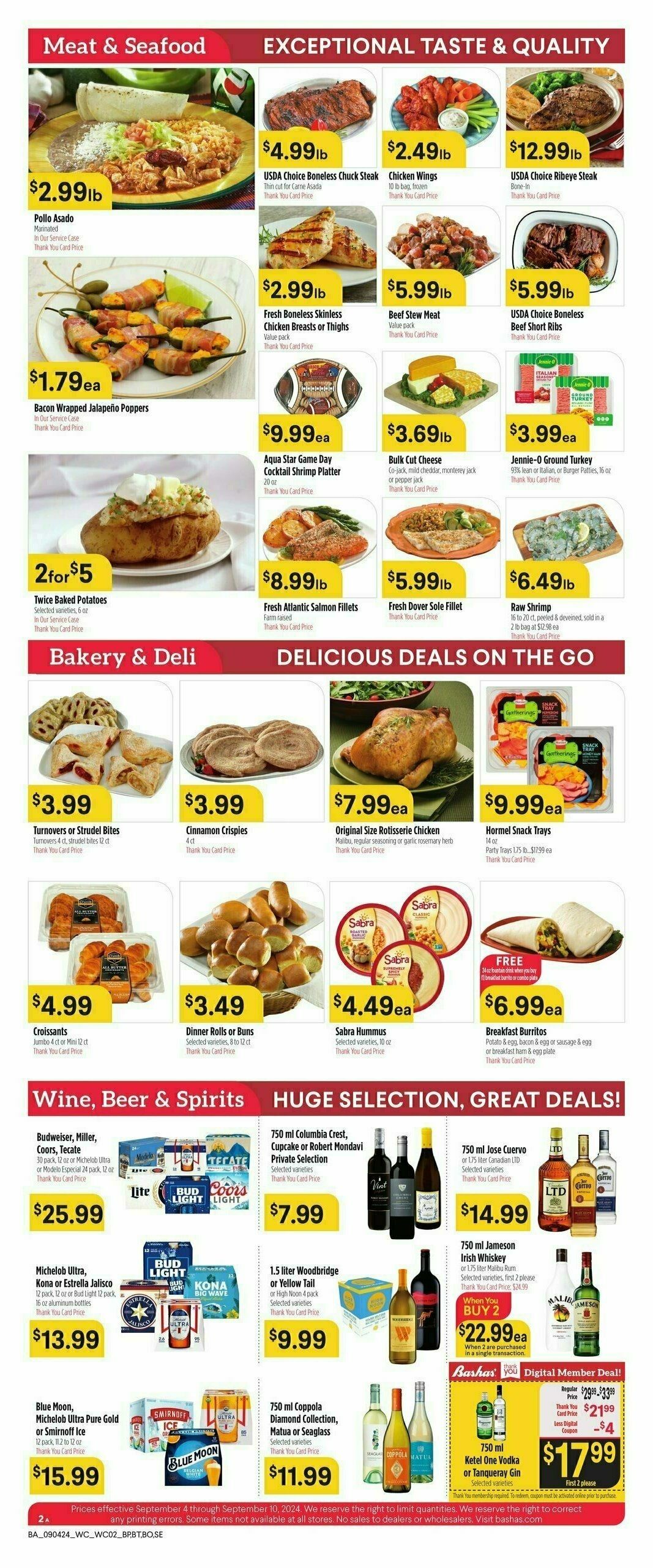 Bashas Weekly Ad from September 4