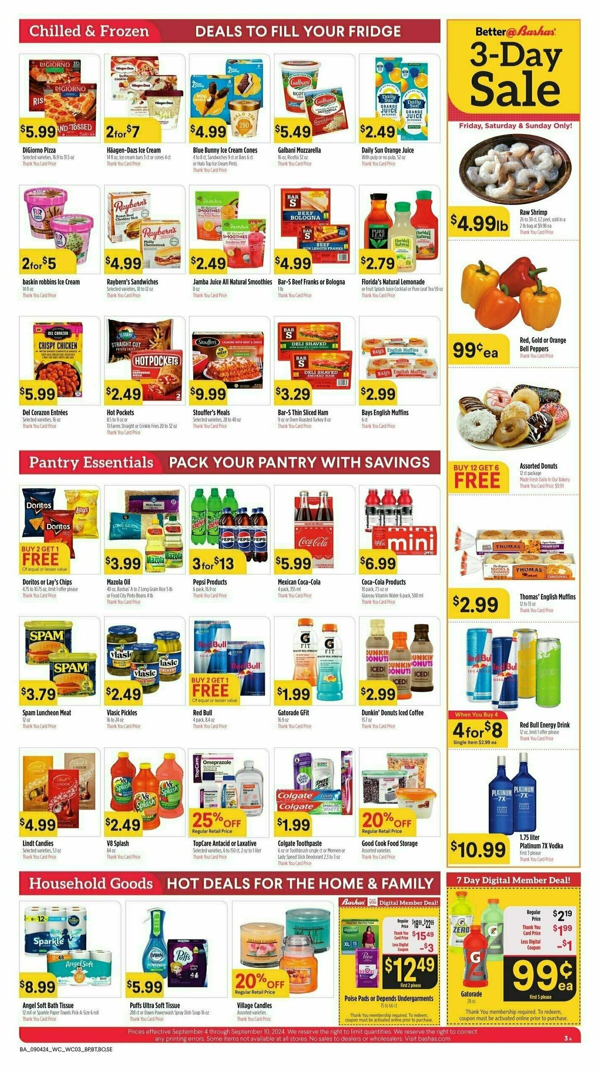 Bashas Weekly Ad from September 4