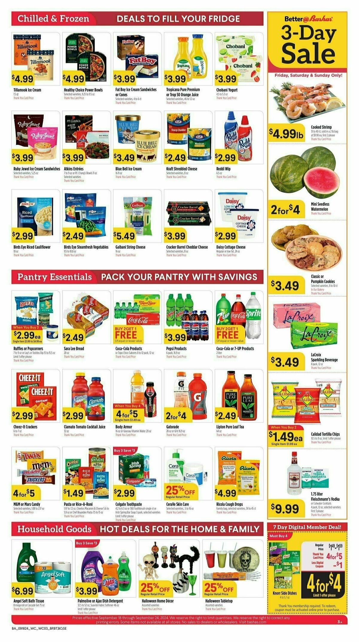 Bashas Weekly Ad from September 18