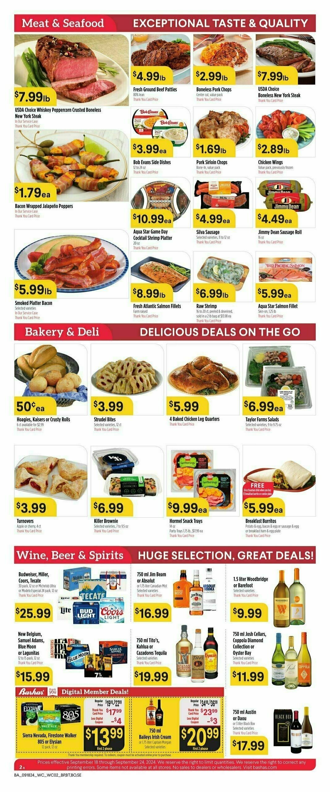 Bashas Weekly Ad from September 18