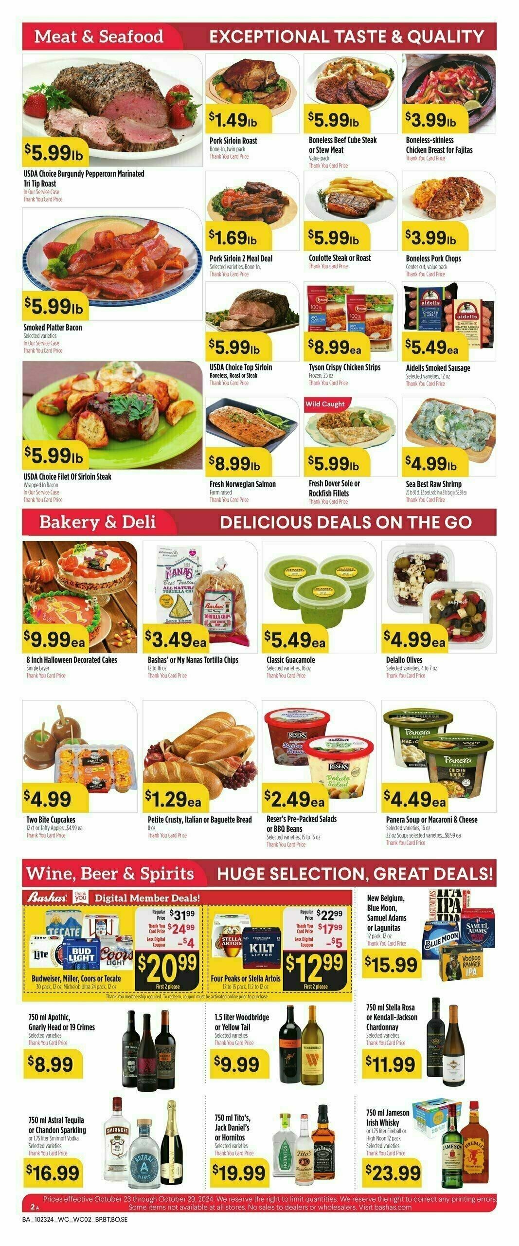 Bashas Weekly Ad from October 23