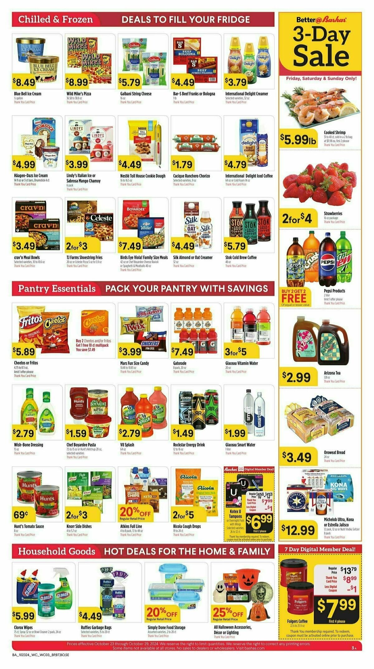 Bashas Weekly Ad from October 23