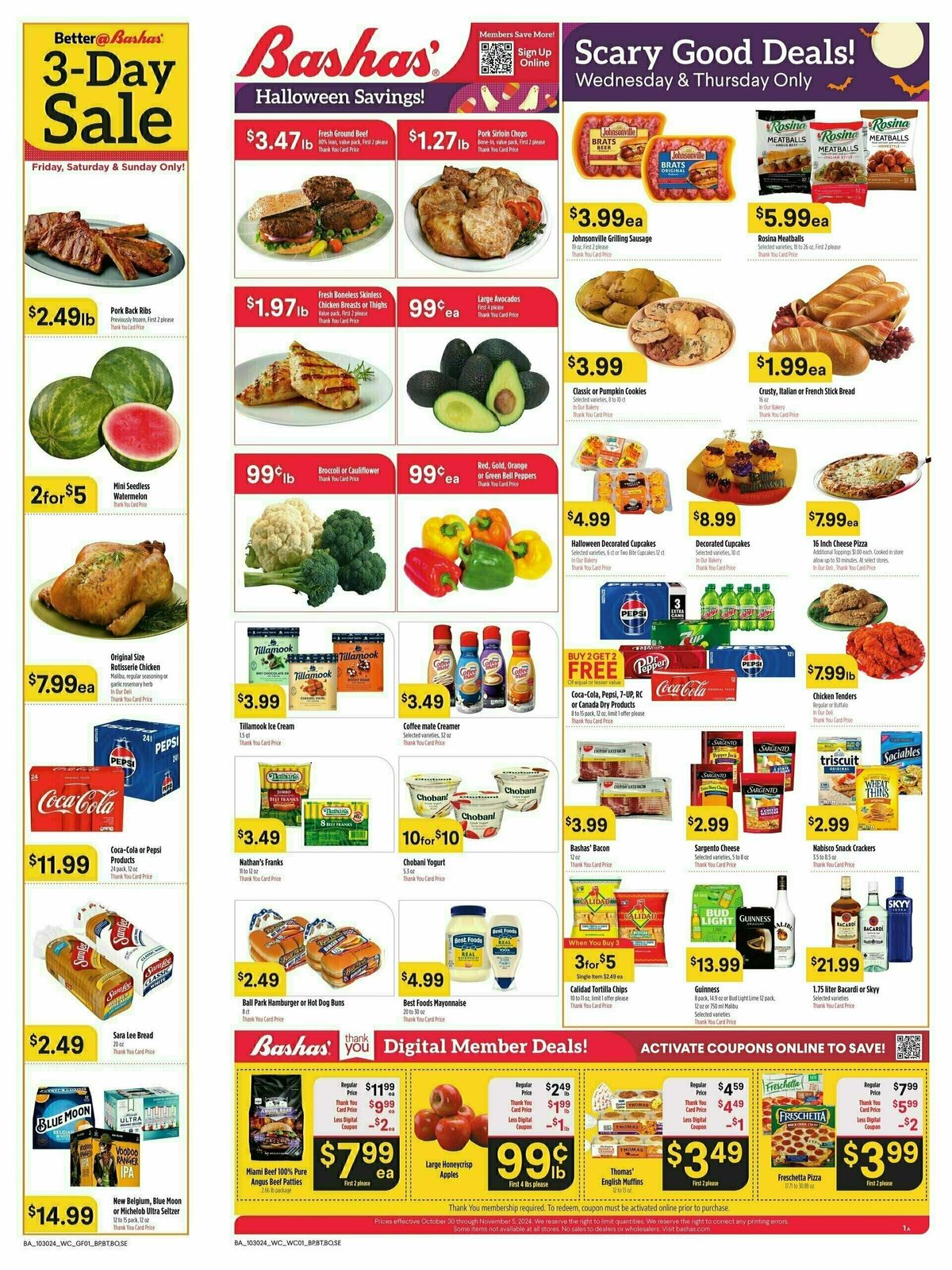 Bashas Weekly Ad from October 30