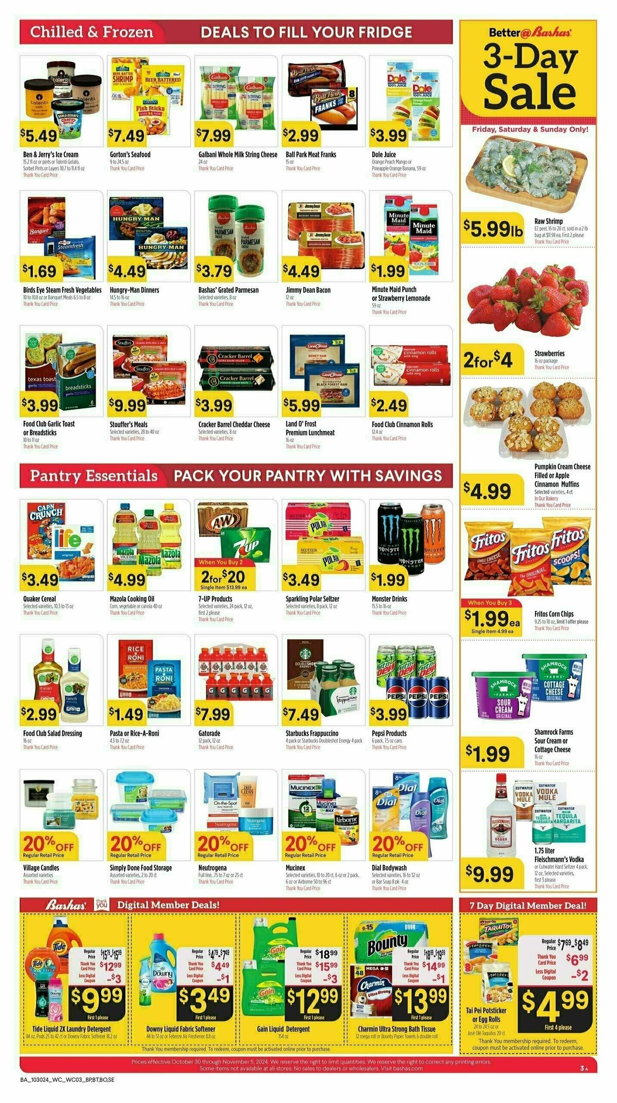 Bashas Weekly Ad from October 30