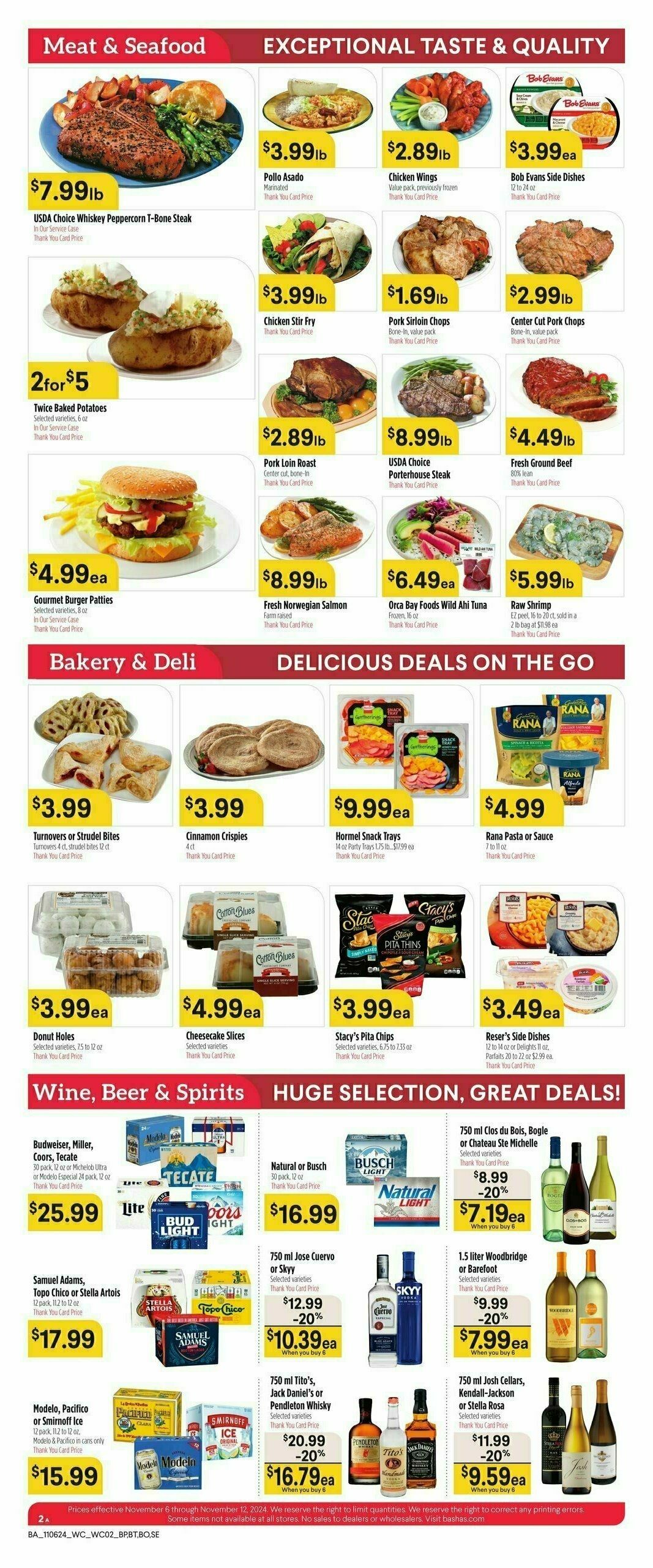 Bashas Weekly Ad from November 6