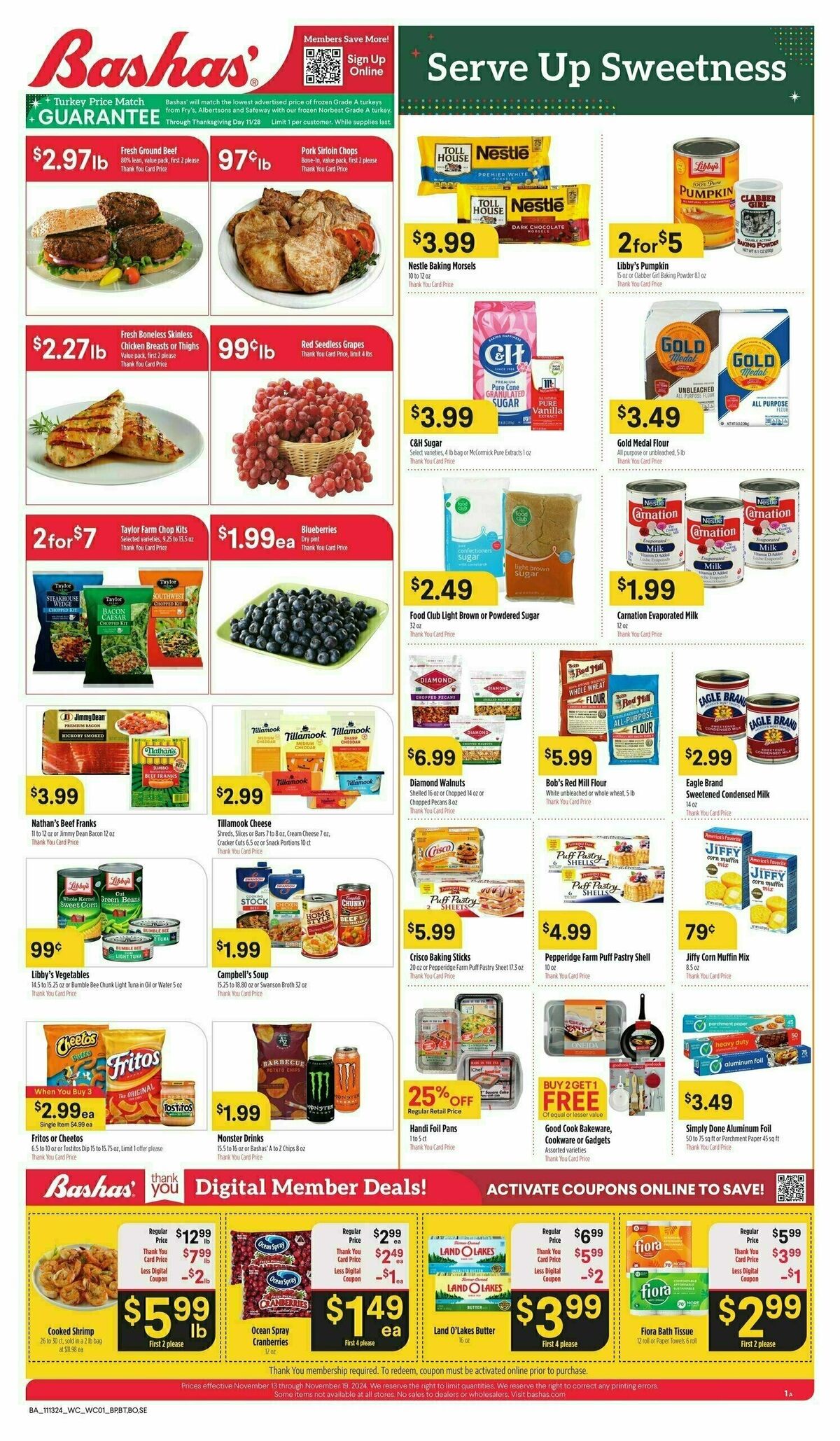 Bashas Weekly Ad from November 13