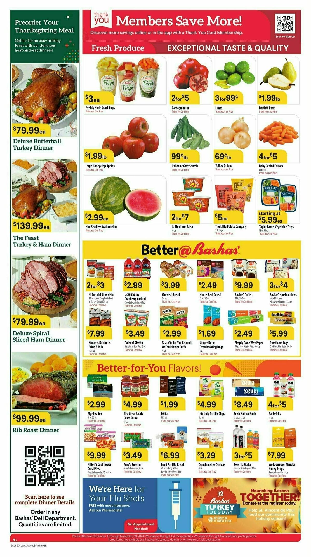 Bashas Weekly Ad from November 13