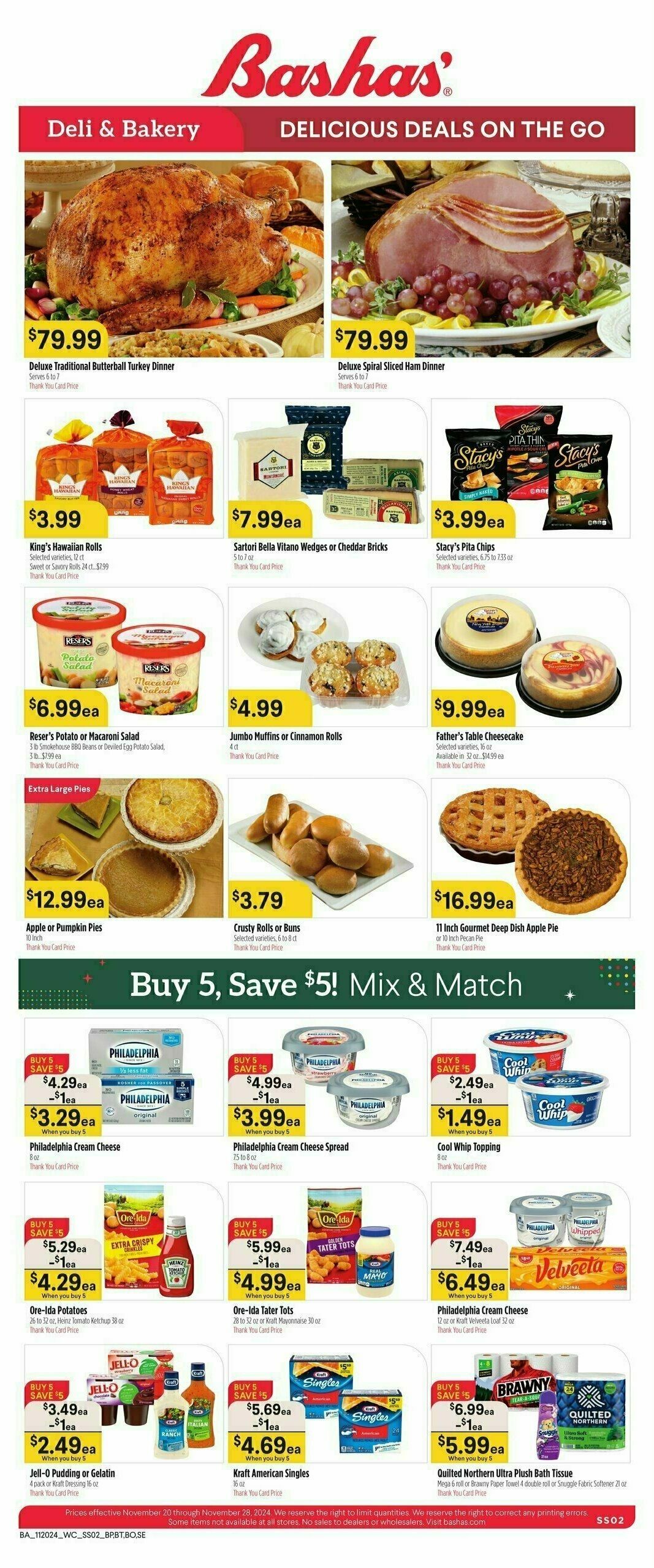 Bashas Weekly Ad from November 20