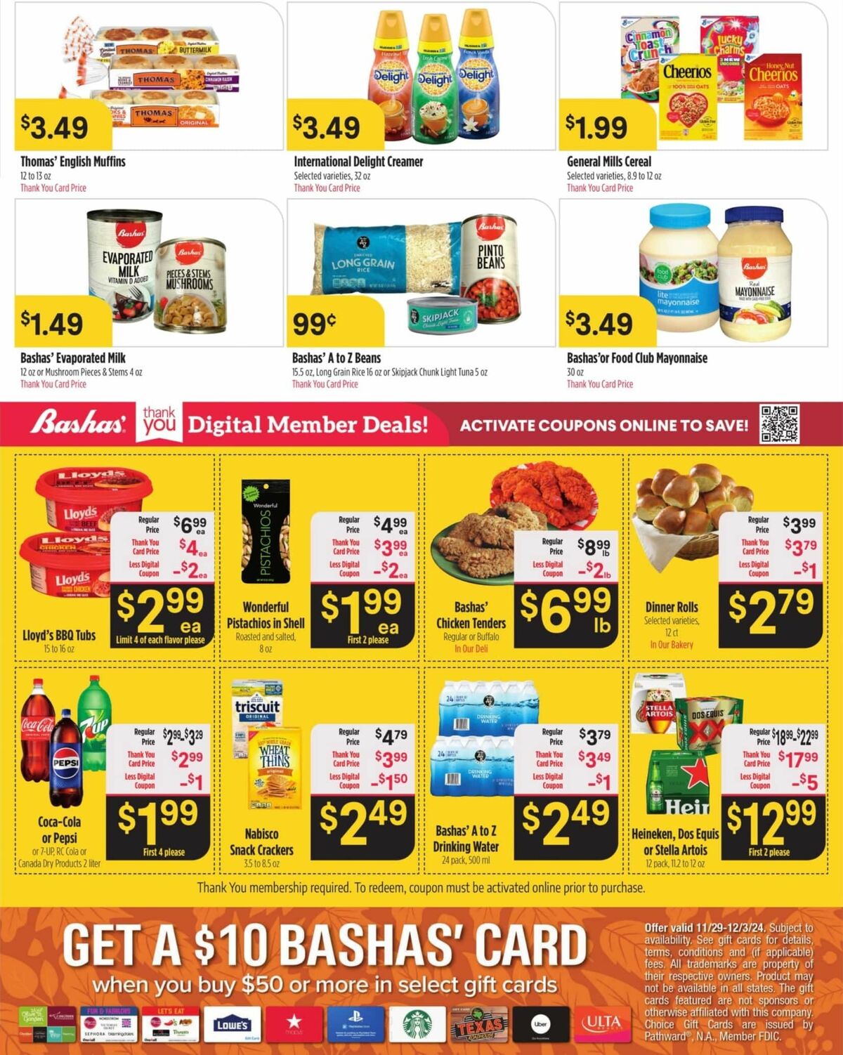 Bashas Weekly Ad from November 29