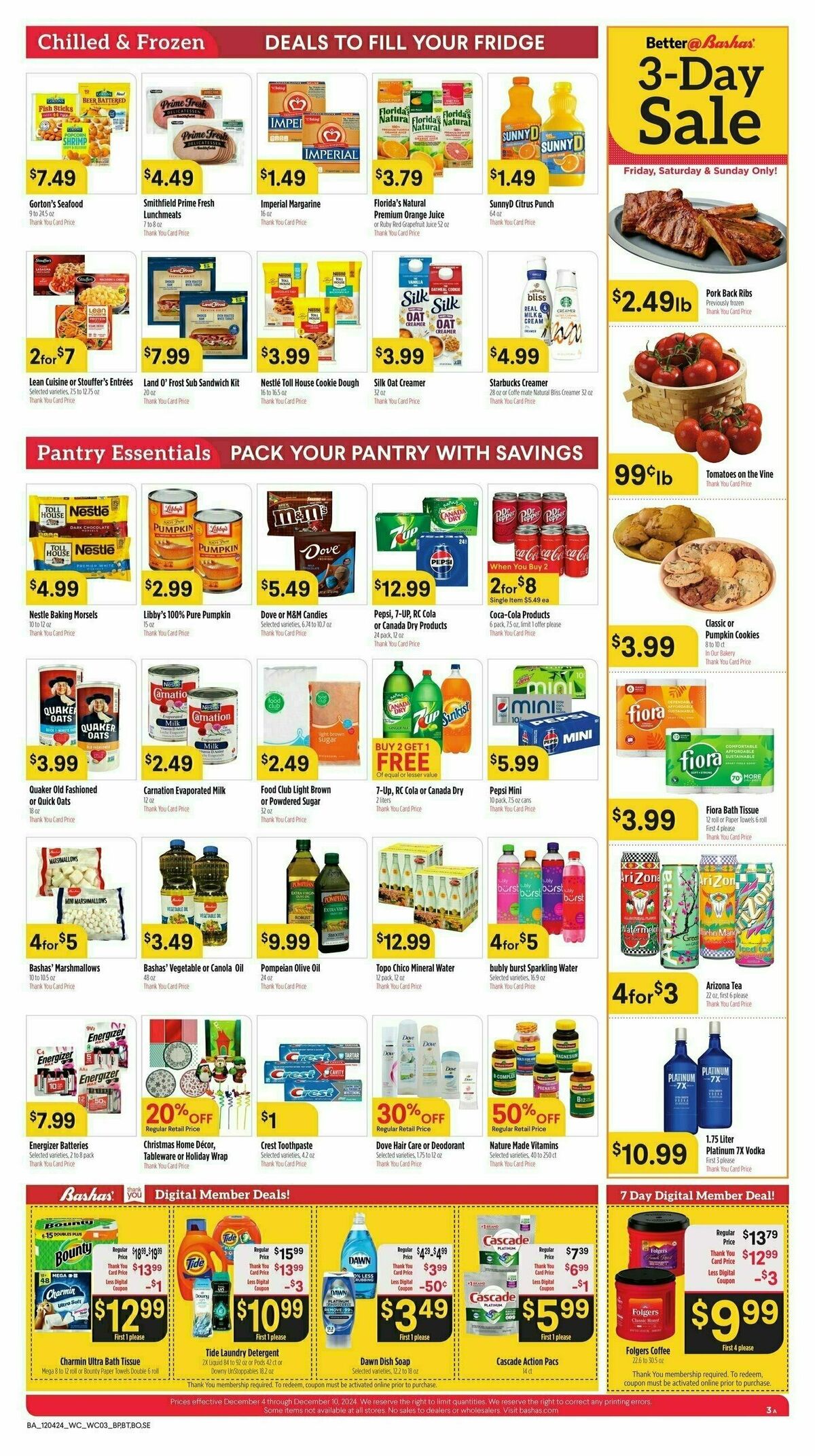 Bashas Weekly Ad from December 4