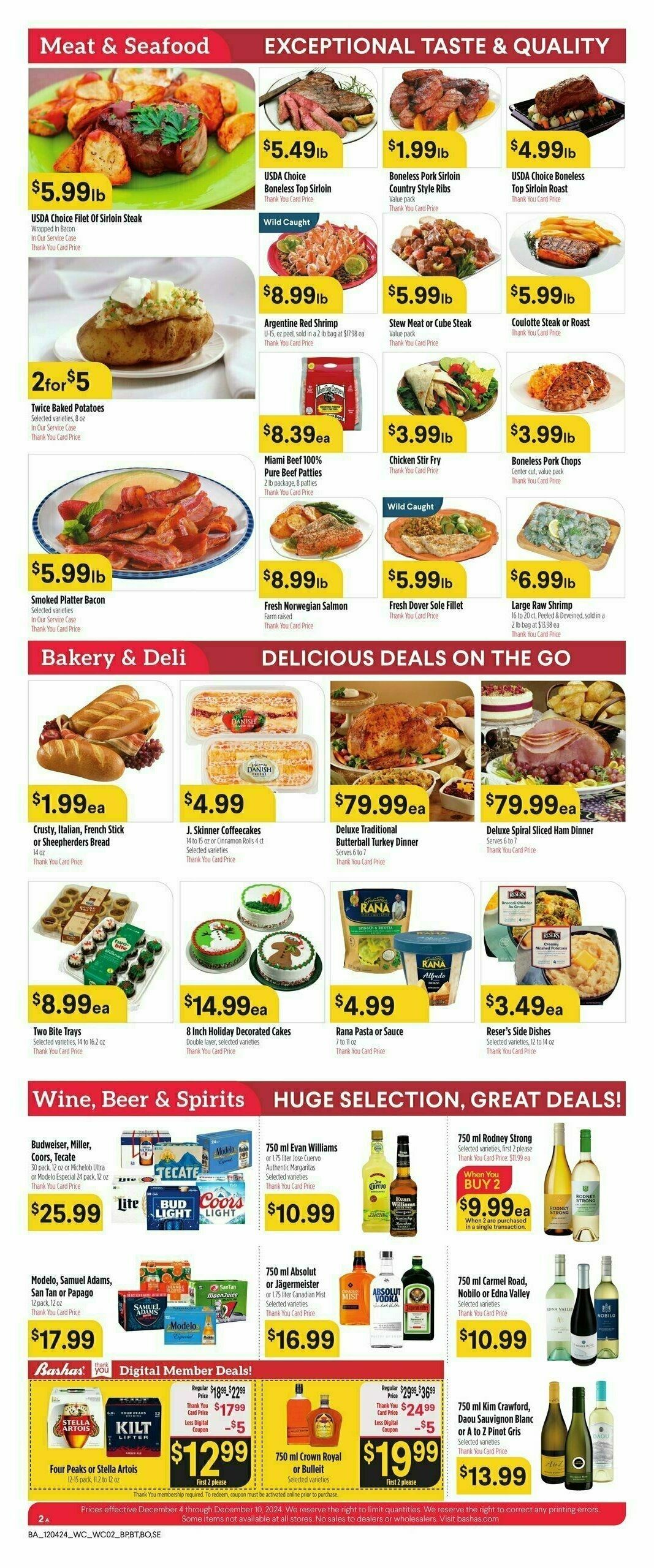 Bashas Weekly Ad from December 4