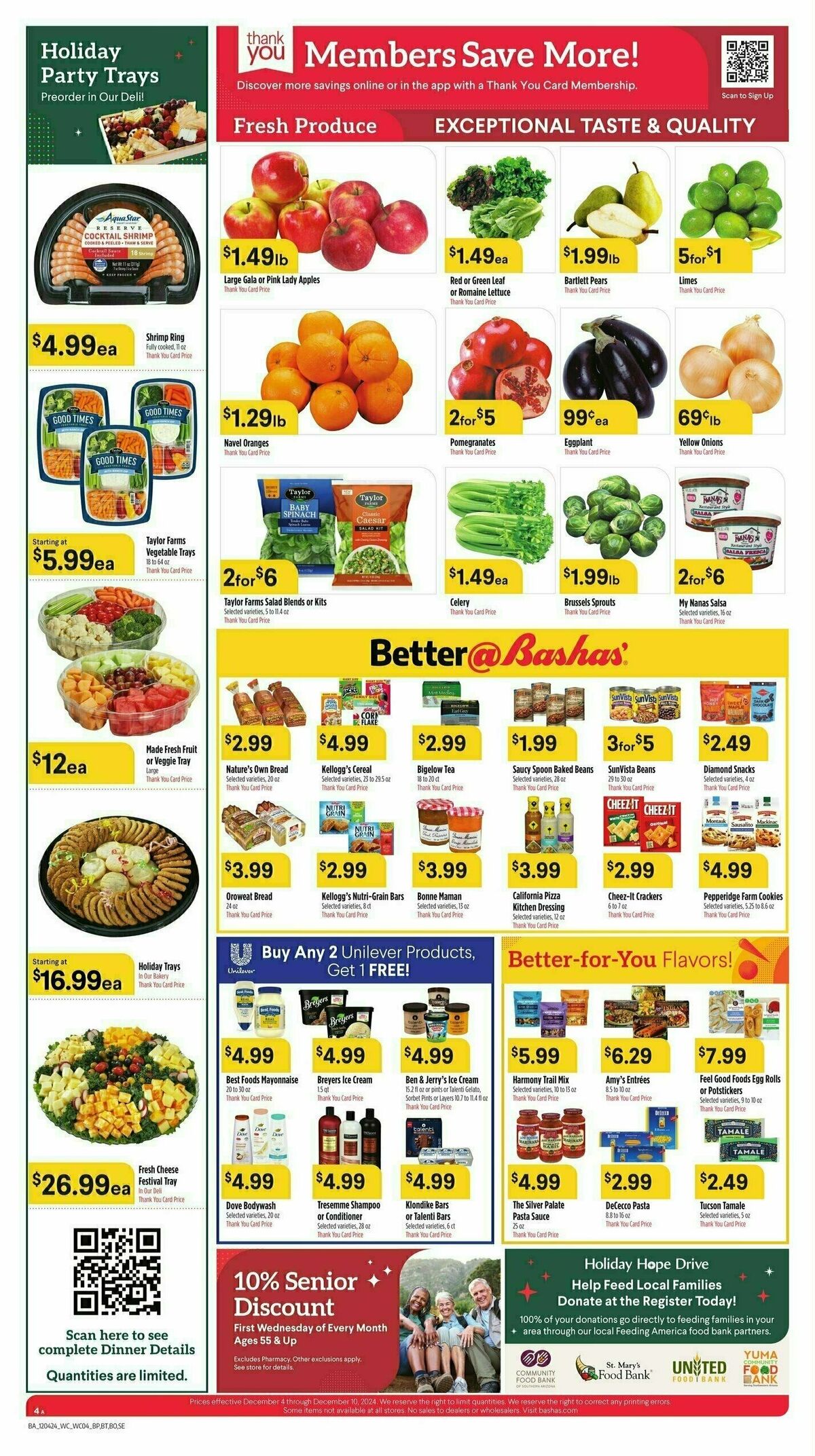 Bashas Weekly Ad from December 4