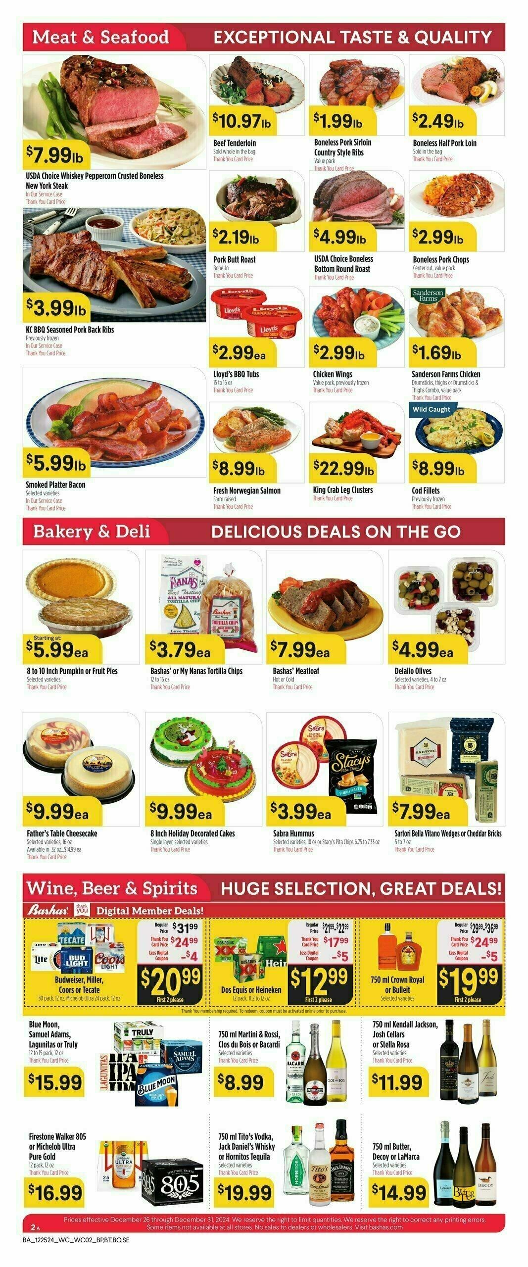 Bashas Weekly Ad from December 25