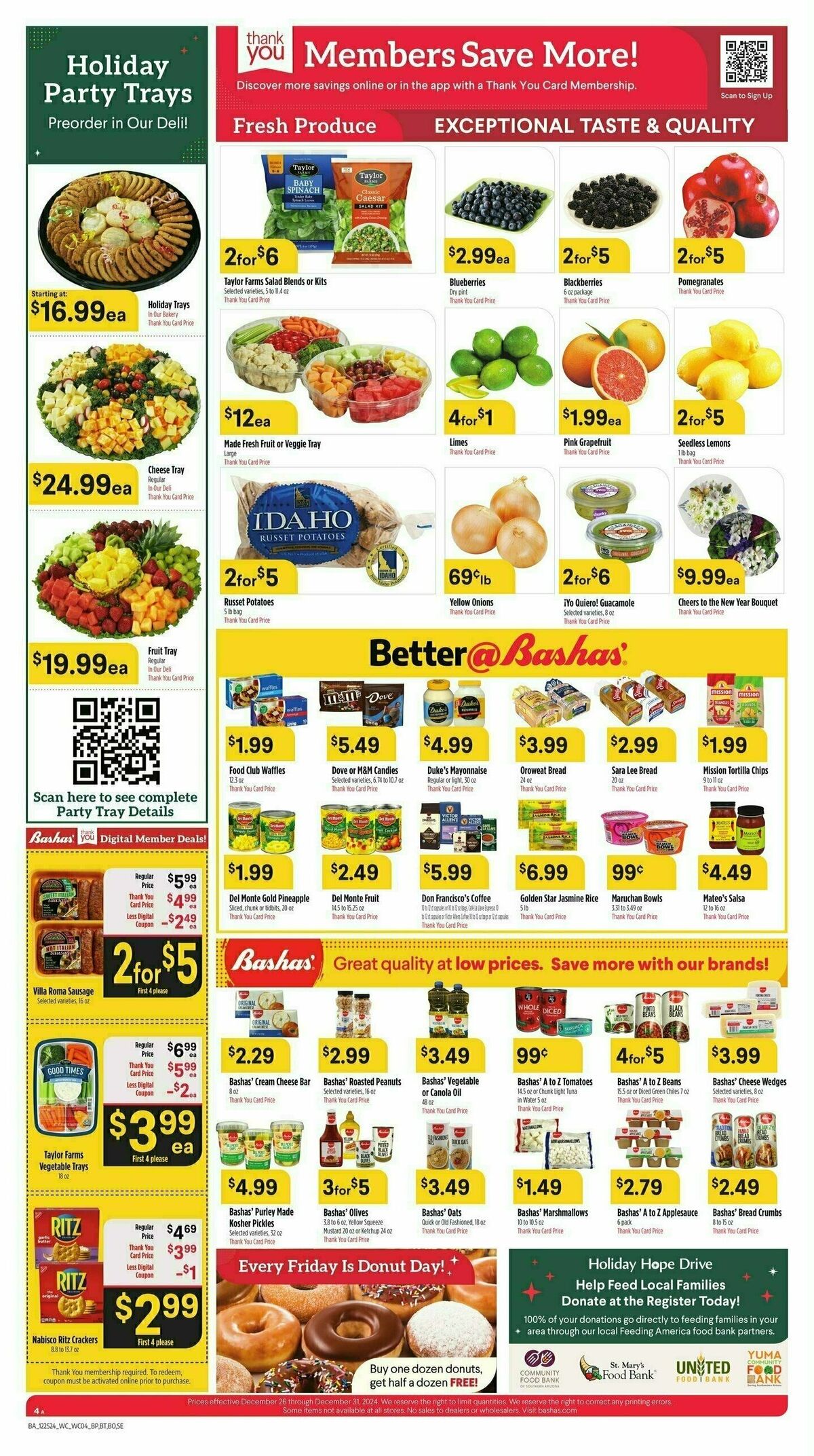 Bashas Weekly Ad from December 25