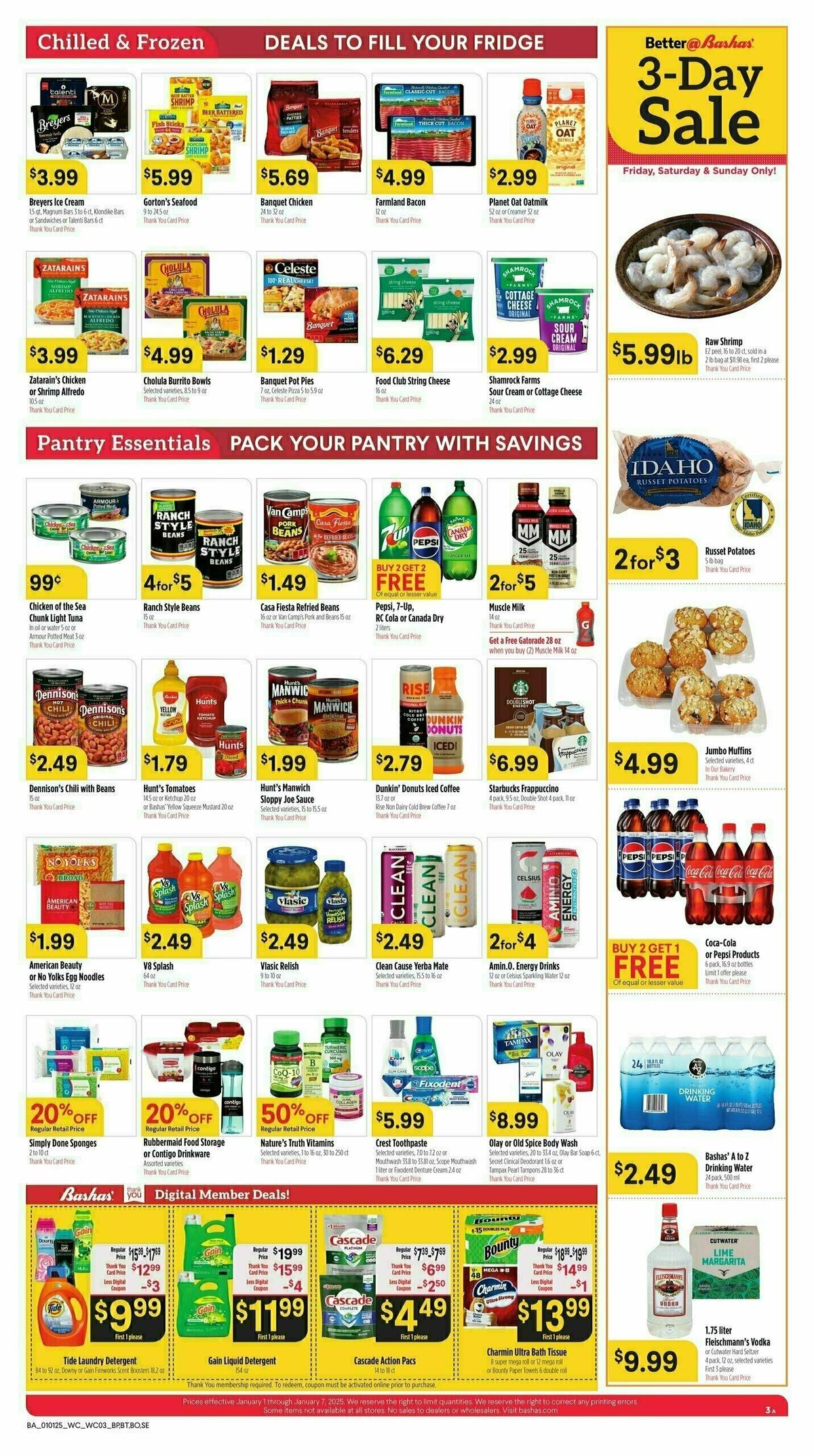 Bashas Weekly Ad from January 1