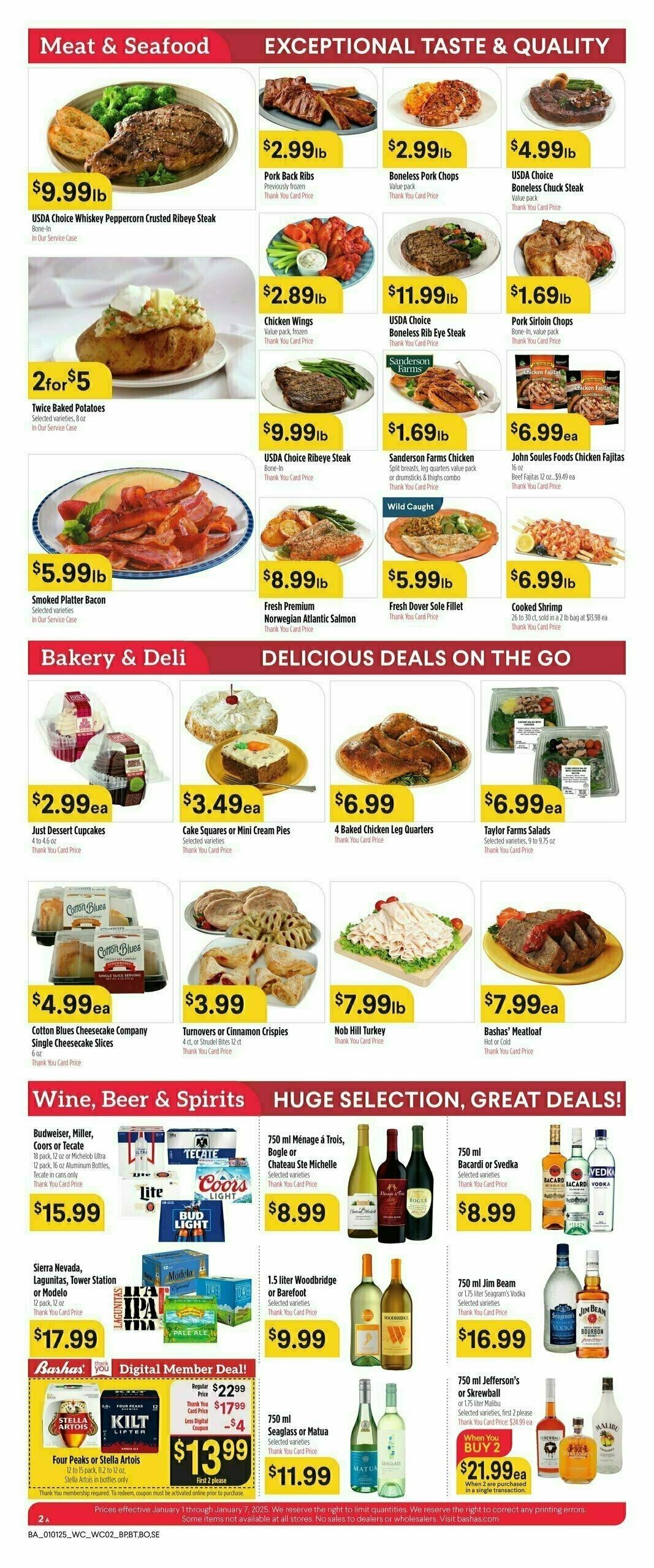 Bashas Weekly Ad from January 1