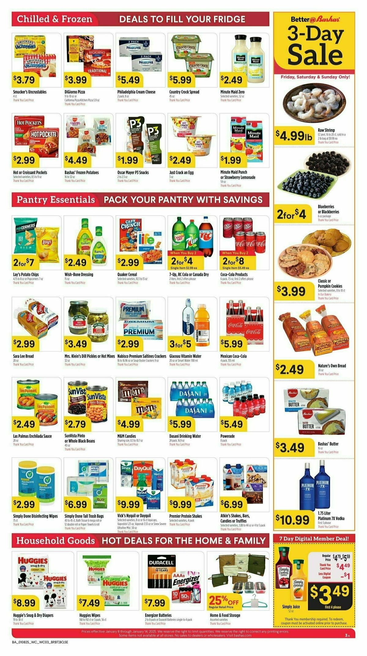 Bashas Weekly Ad from January 8