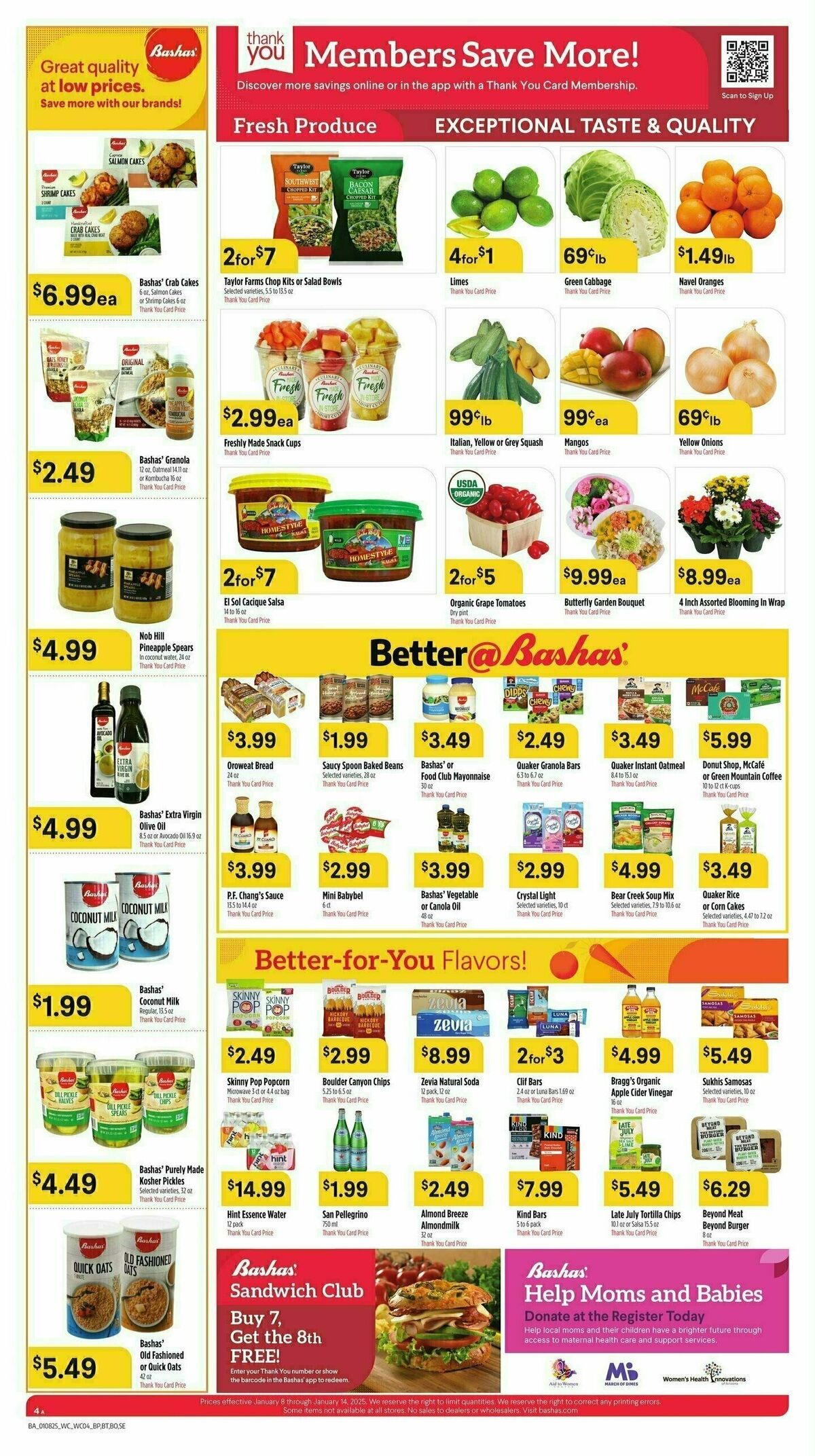 Bashas Weekly Ad from January 8