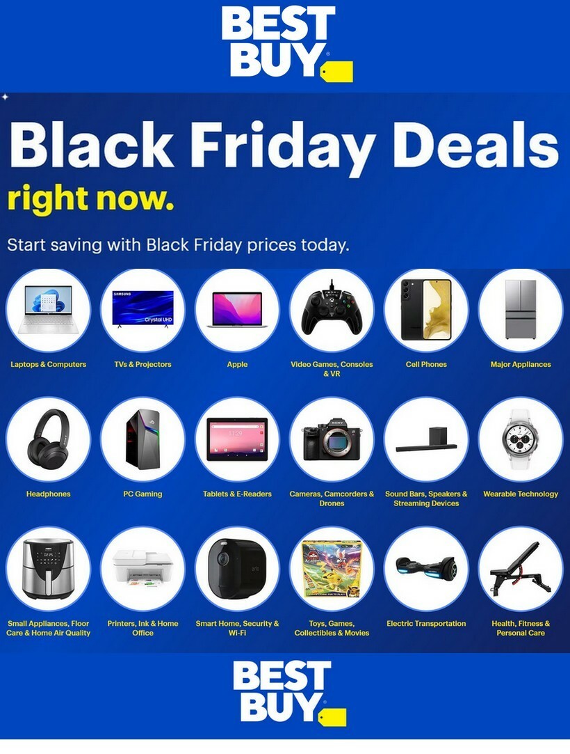 Best Buy Black Friday Weekly Ad from October 25