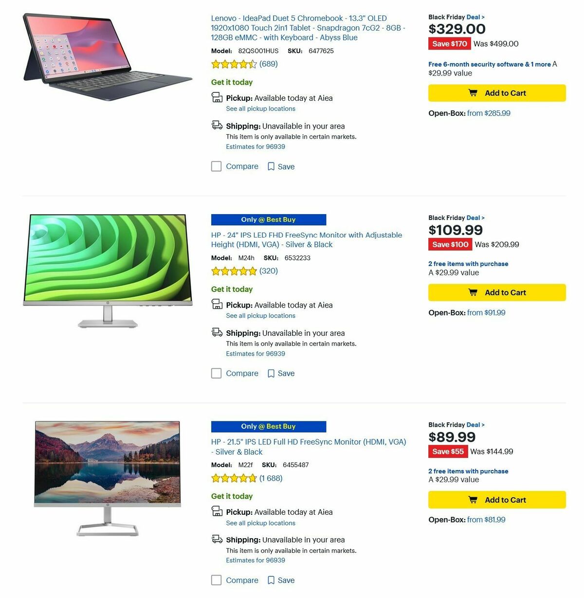 Best Buy Weekly Ad from November 13