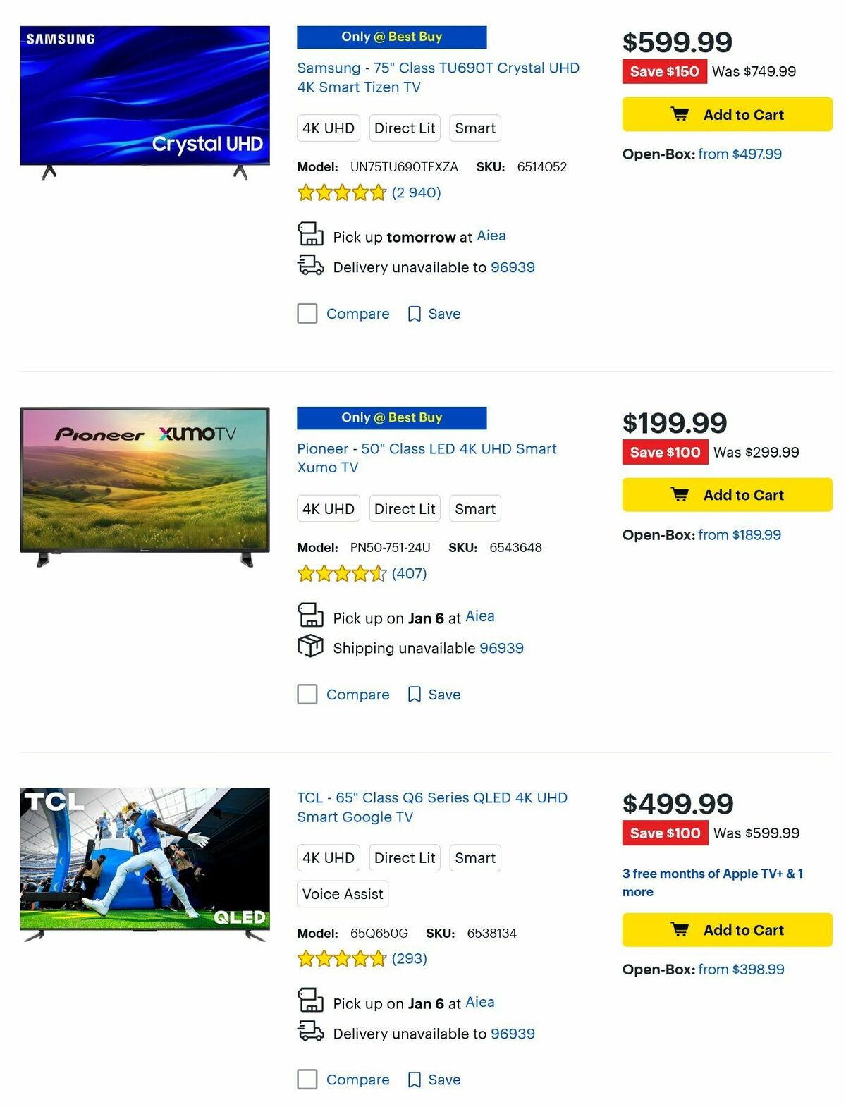 Best Buy Weekly Ad from December 25