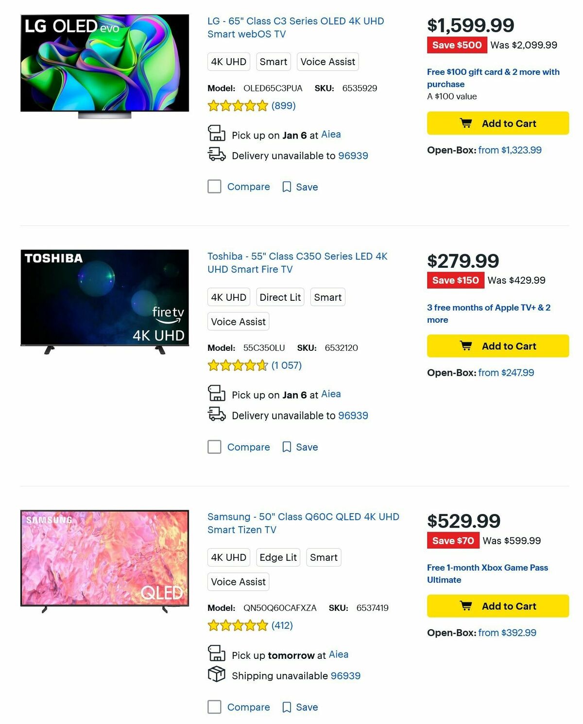 Best Buy Weekly Ad from December 25