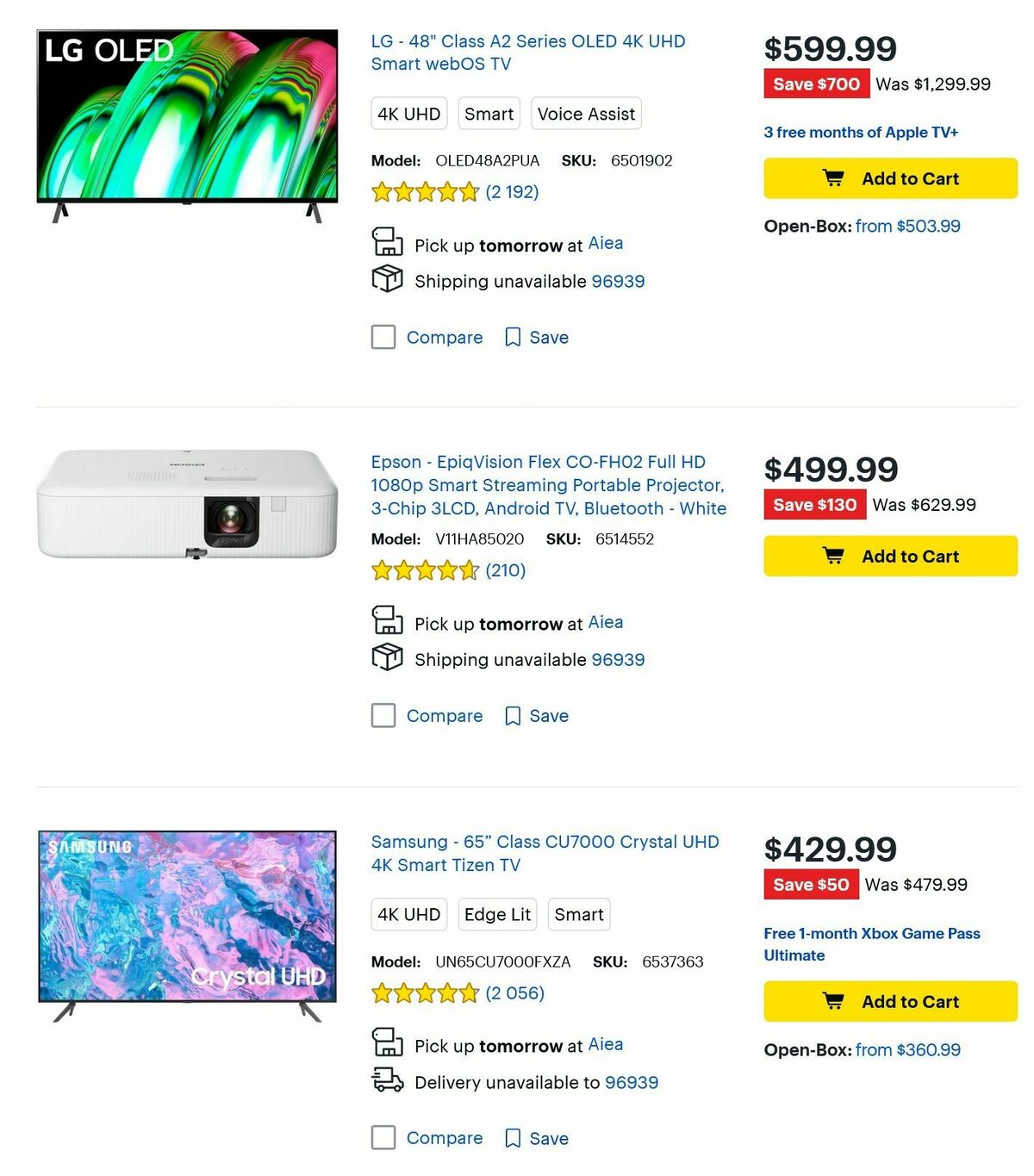 Best Buy Weekly Ad from December 25