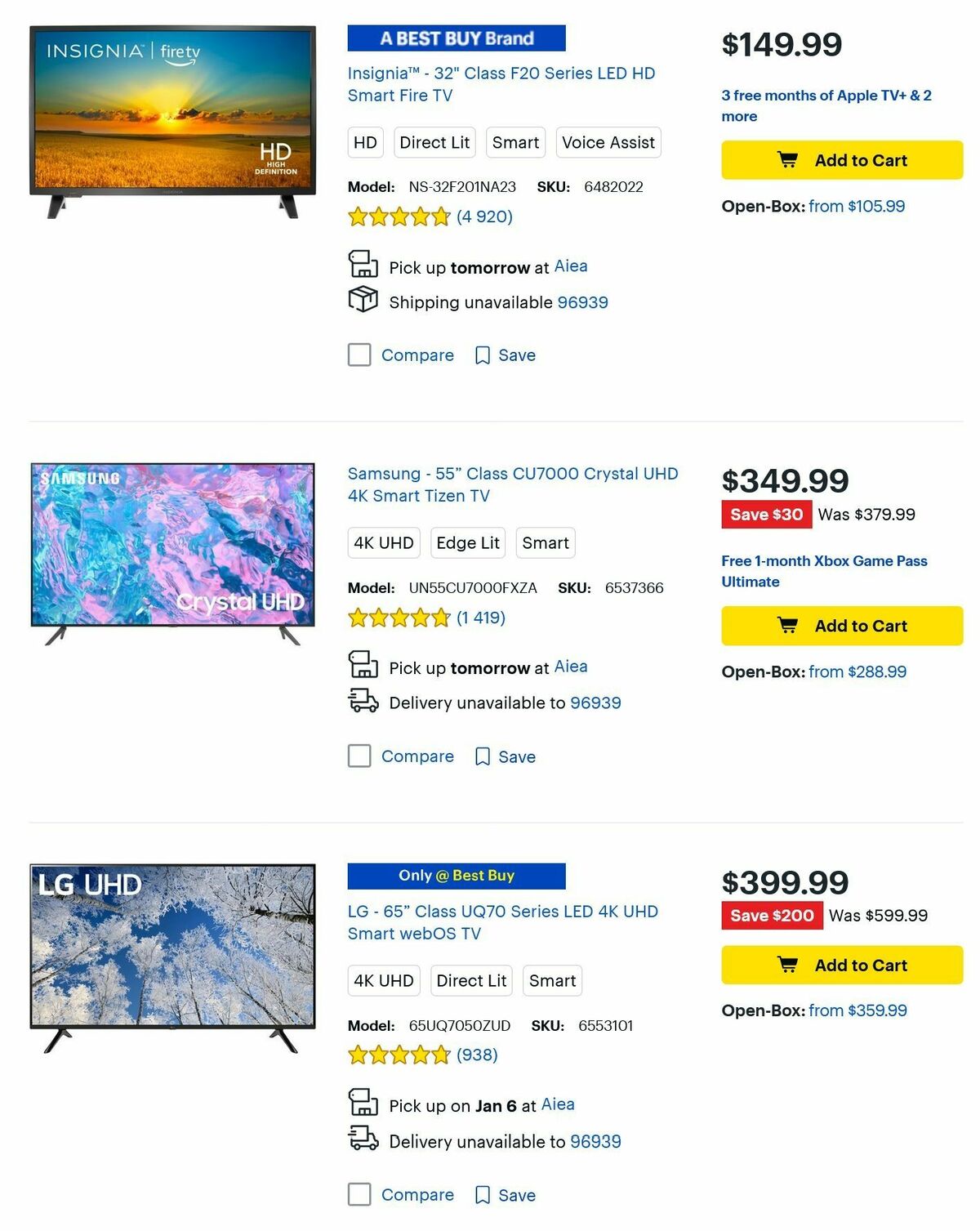 Best Buy Weekly Ad from December 25