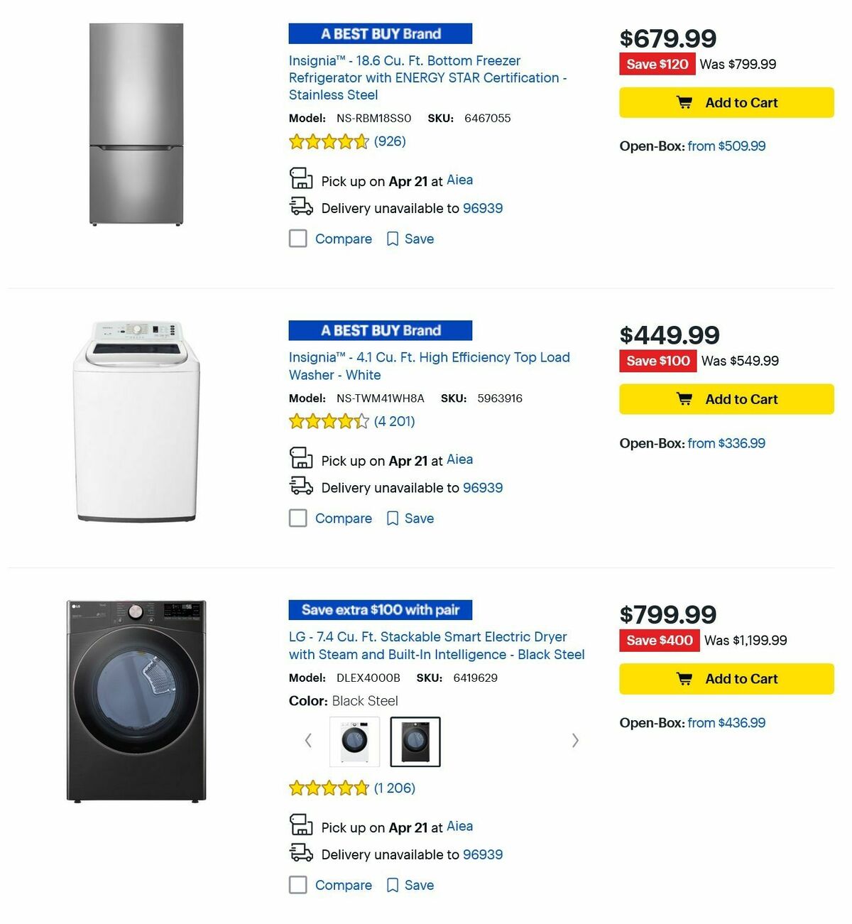 Best Buy Weekly Ad from April 9