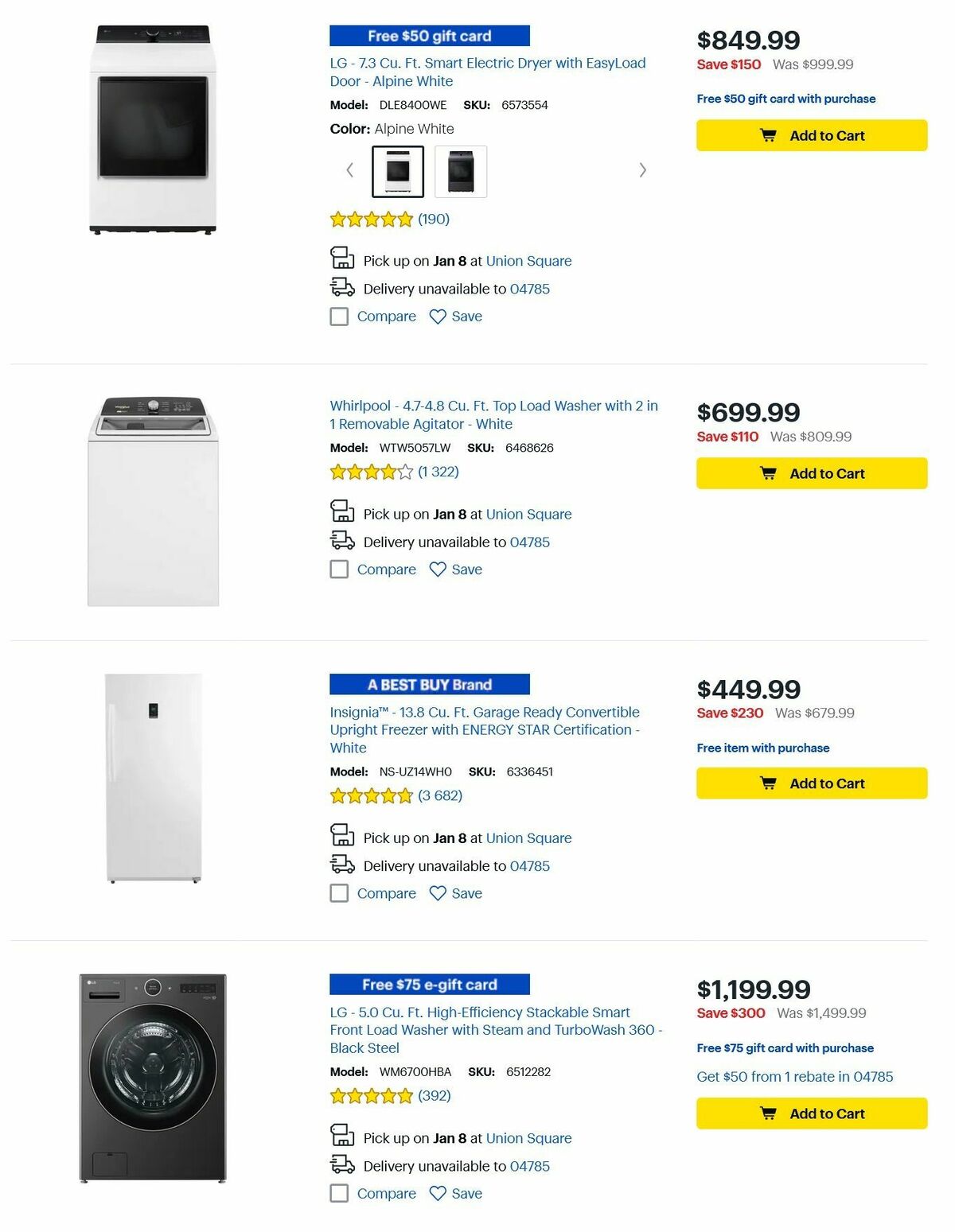 Best Buy Weekly Ad from January 2