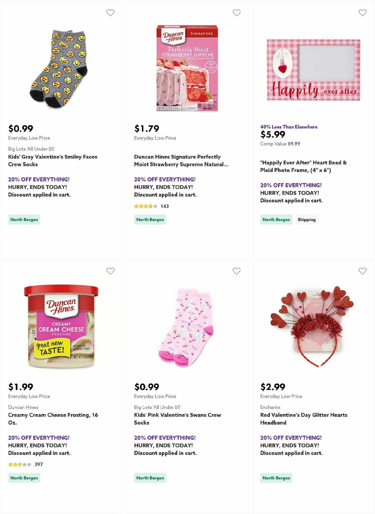 Big Lots Valentine's Day Weekly Ad from January 21