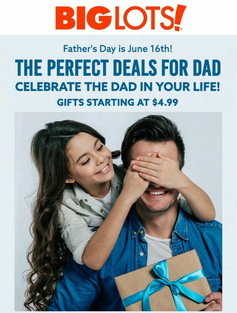 Big Lots Father's Day Weekly Ad from May 28