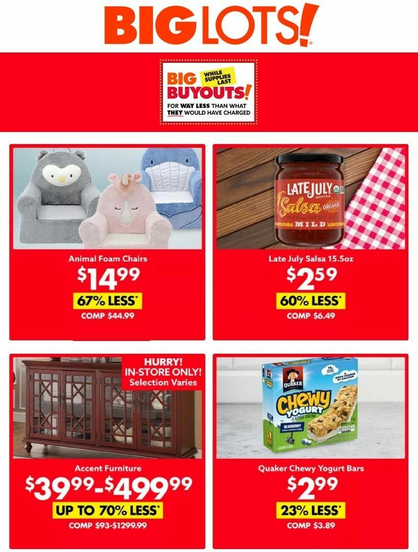 Big Lots Weekly Ad from July 4