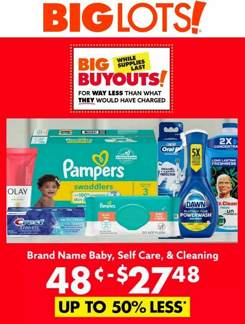 Big Lots Weekly Ad from August 6