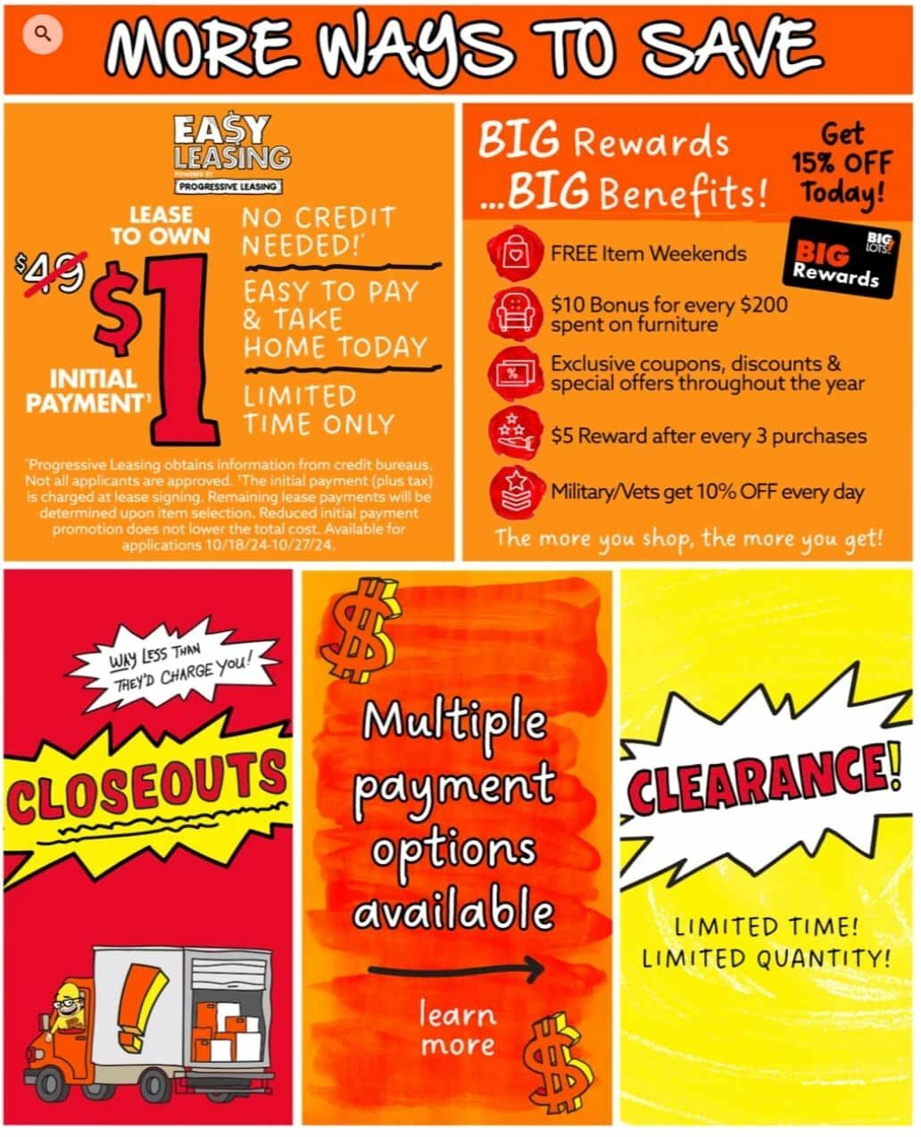 Big Lots Weekly Ad from October 18