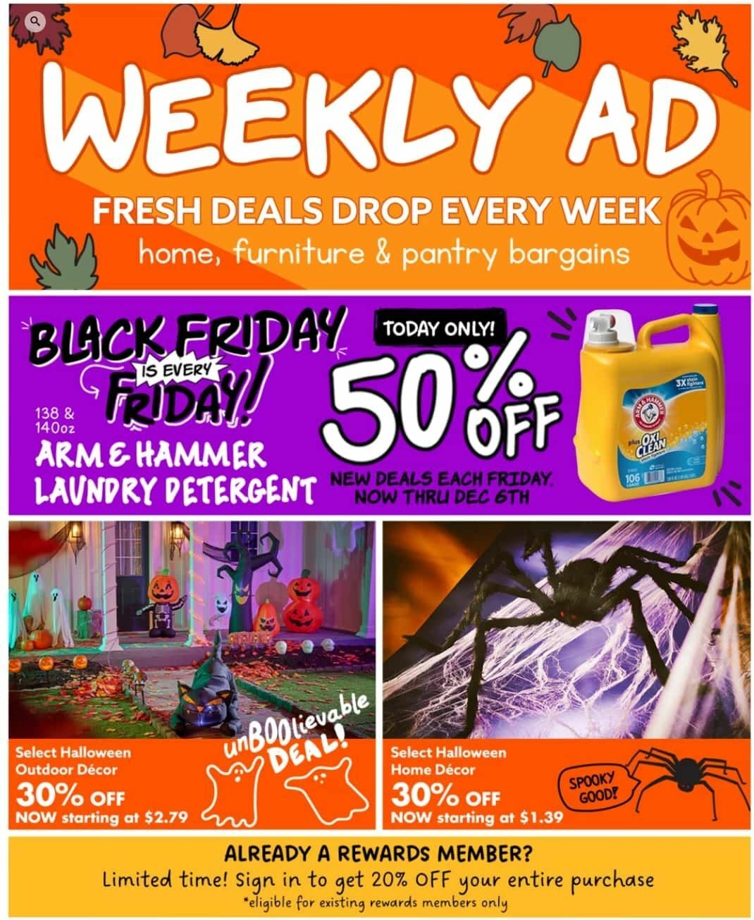 Big Lots Weekly Ad from October 25