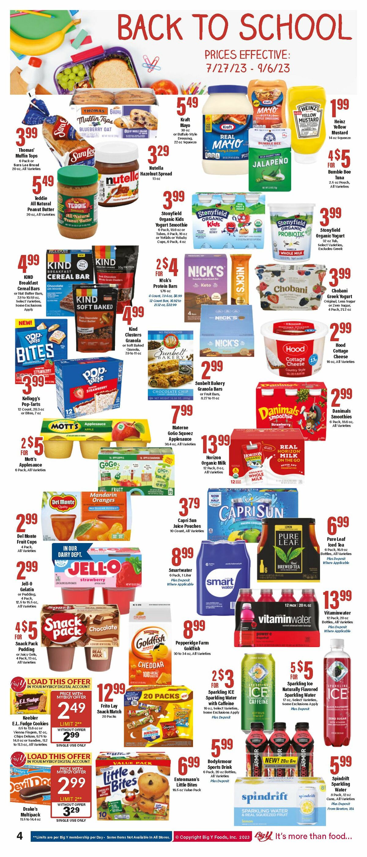 Big Y Weekly Ad from July 27