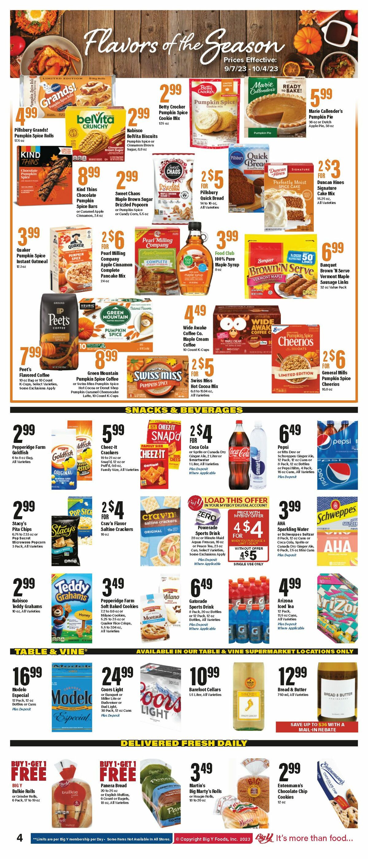 Big Y Weekly Ad from September 7