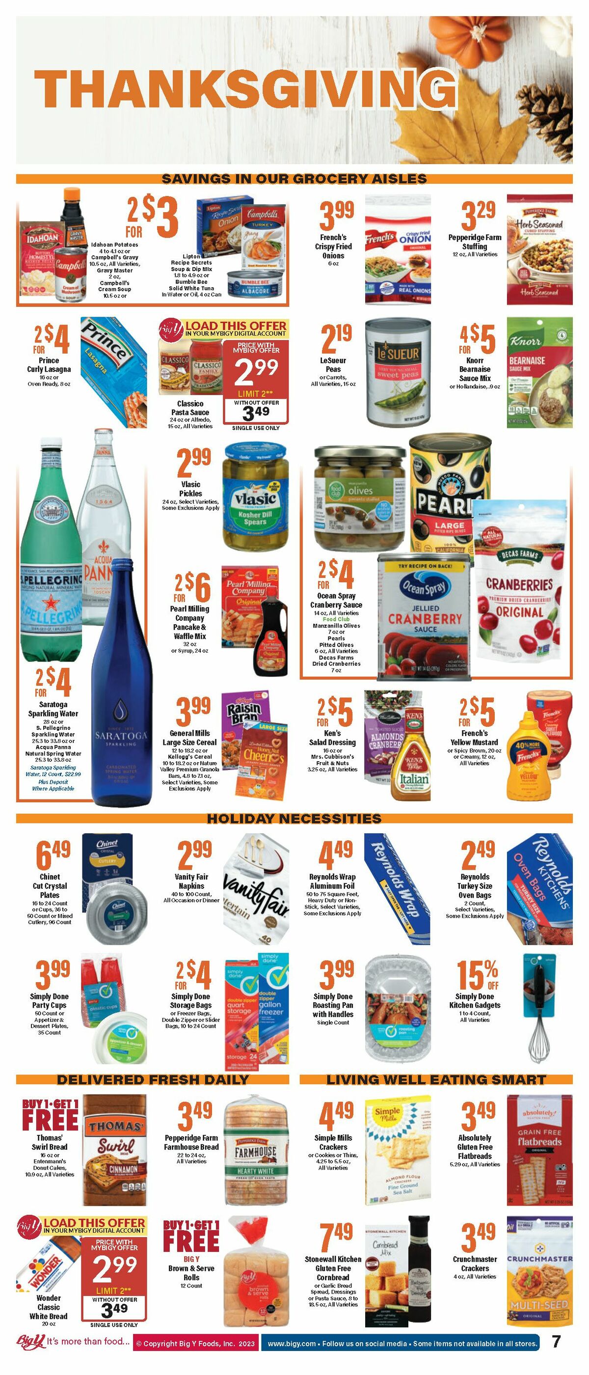 Big Y Weekly Ad from November 16