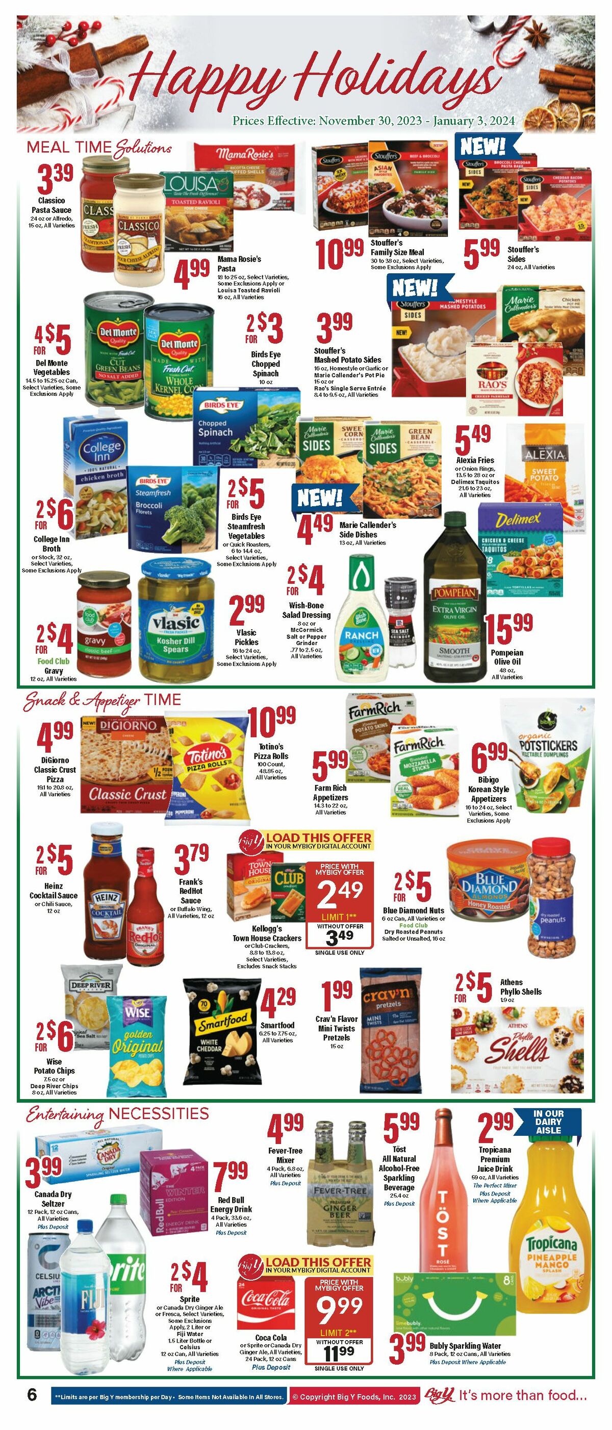 Big Y Weekly Ad from November 30