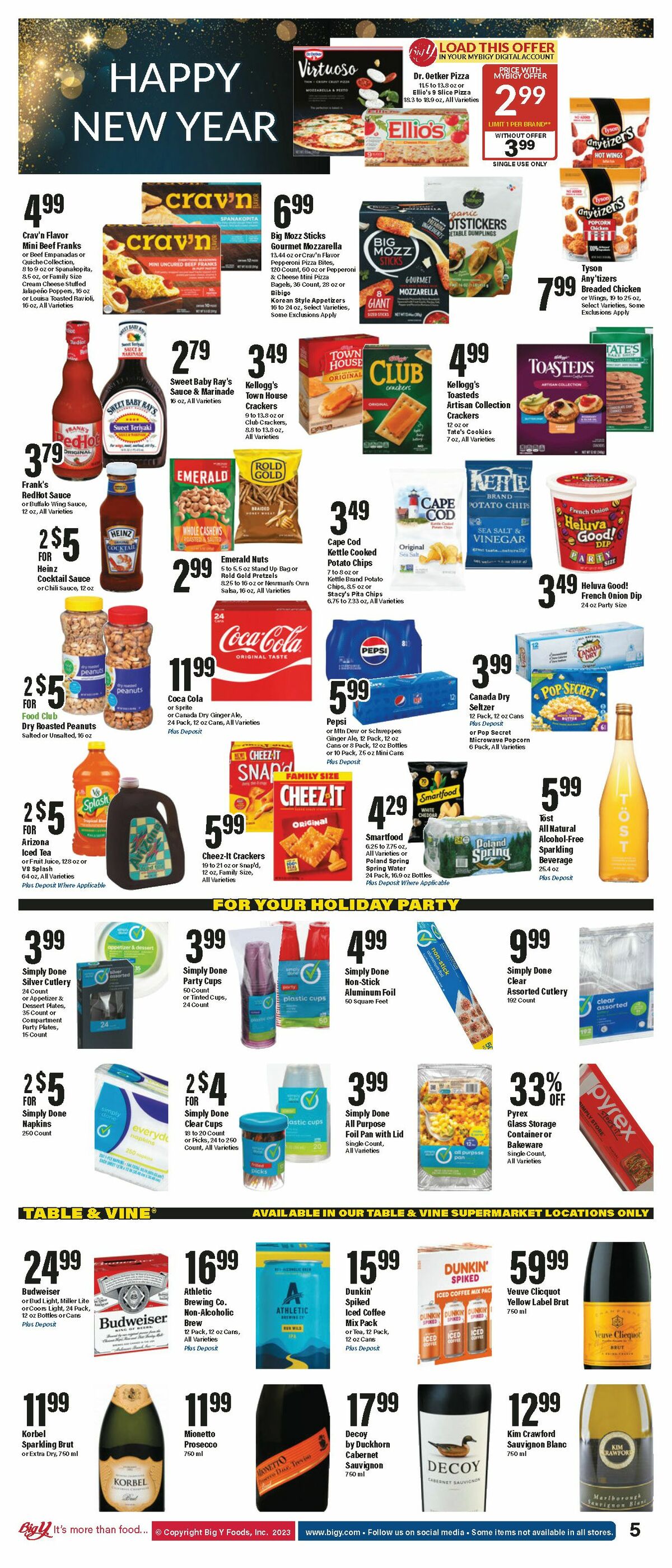 Big Y Weekly Ad from December 28