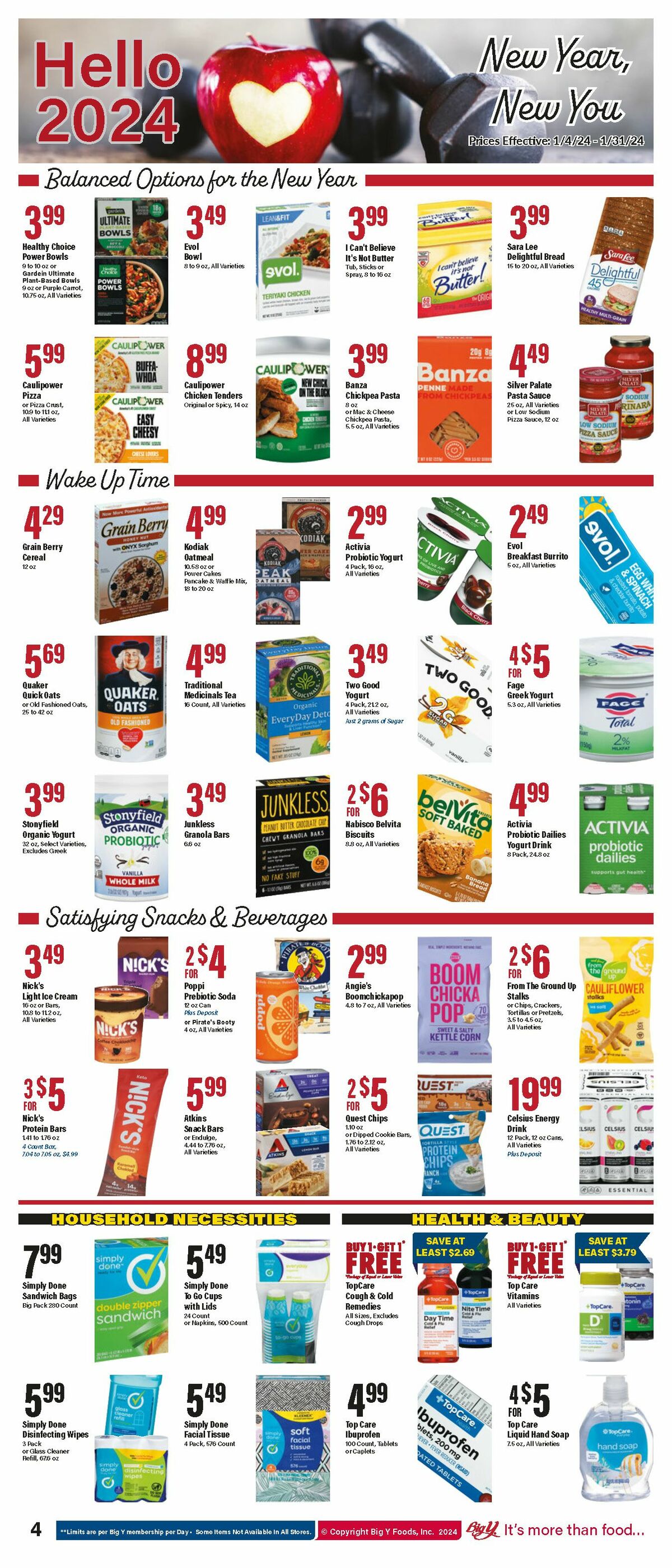 Big Y Weekly Ad from January 4