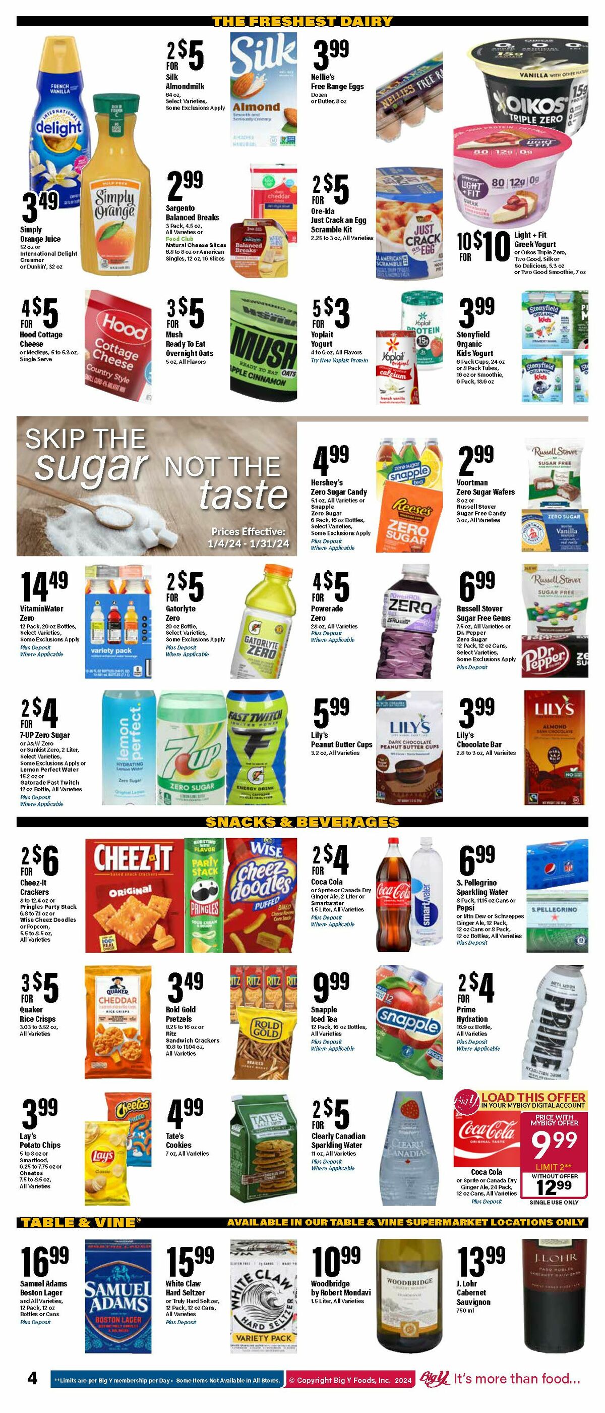 Big Y Weekly Ad from January 11